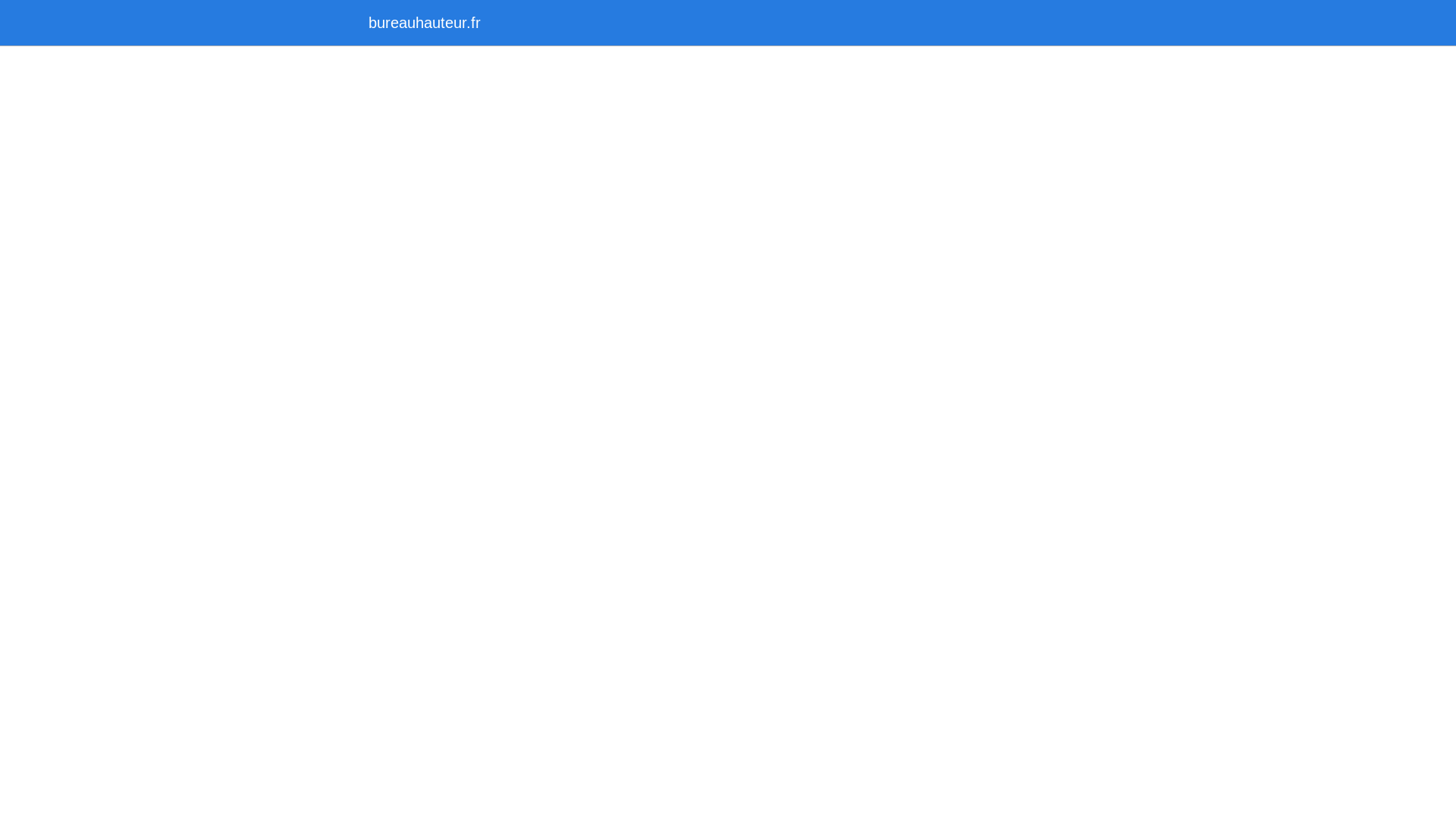website screenshot of https://bureauhauteur.fr/