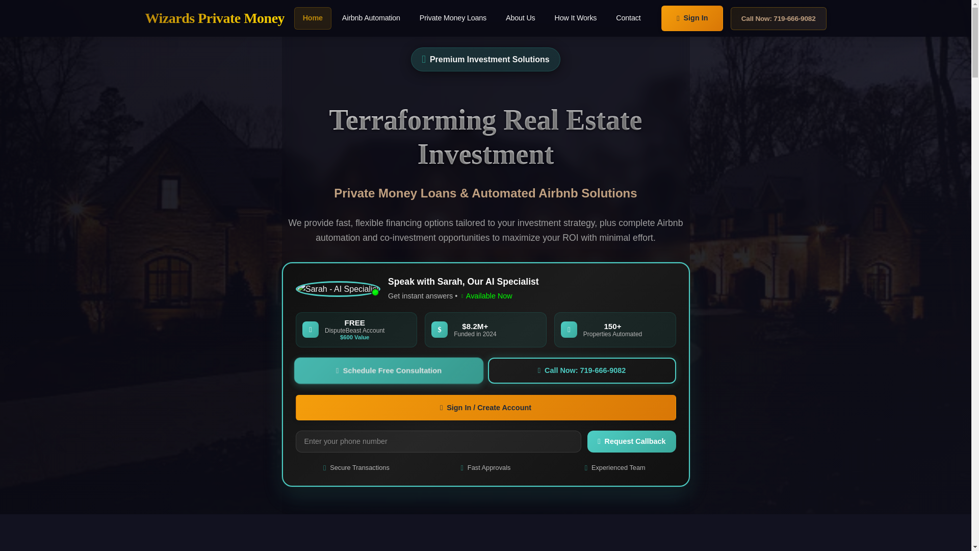 website screenshot of https://wizards-private-money.pages.dev/