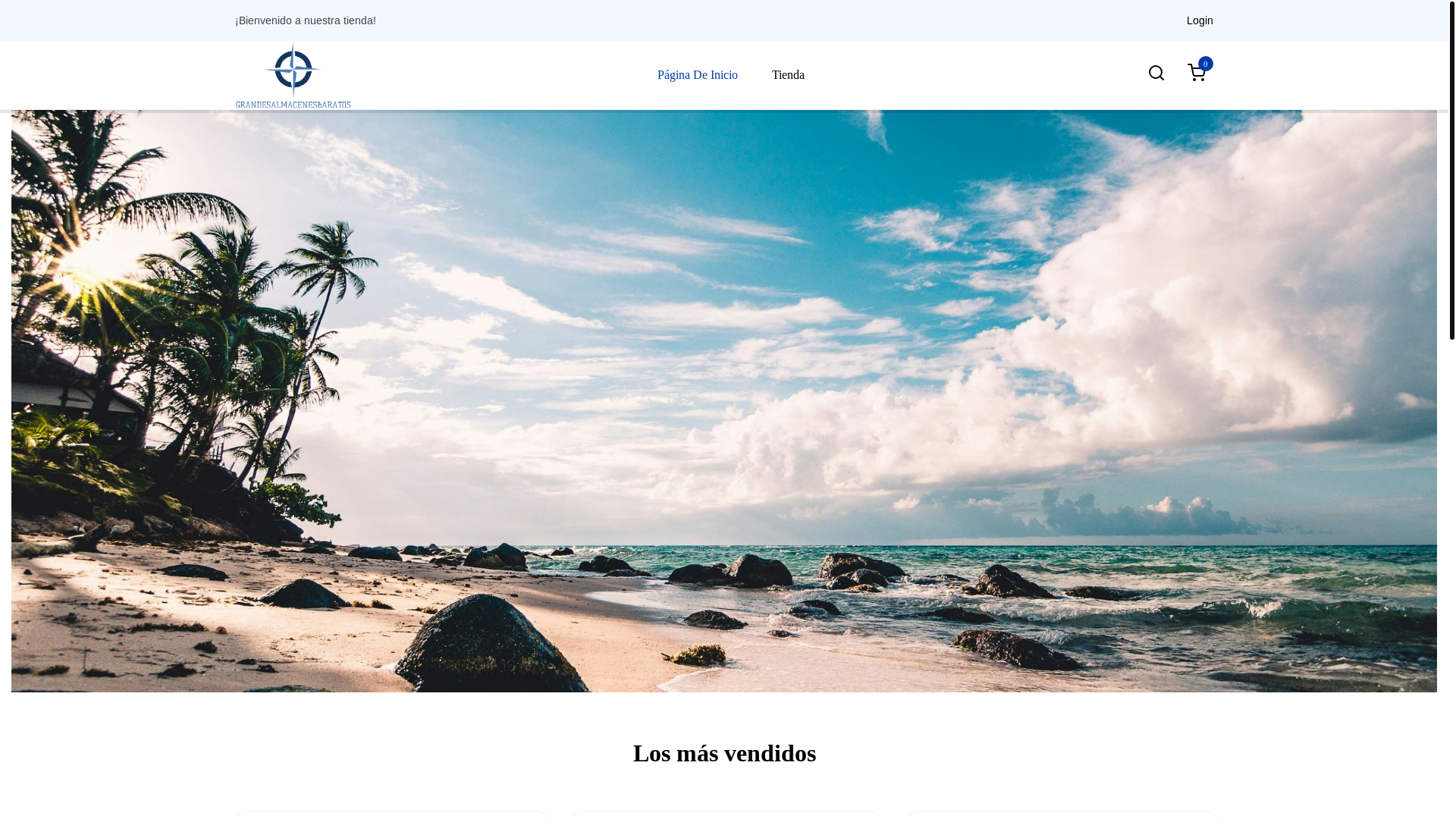 website screenshot of https://grandesalmacenesbaratos.com/