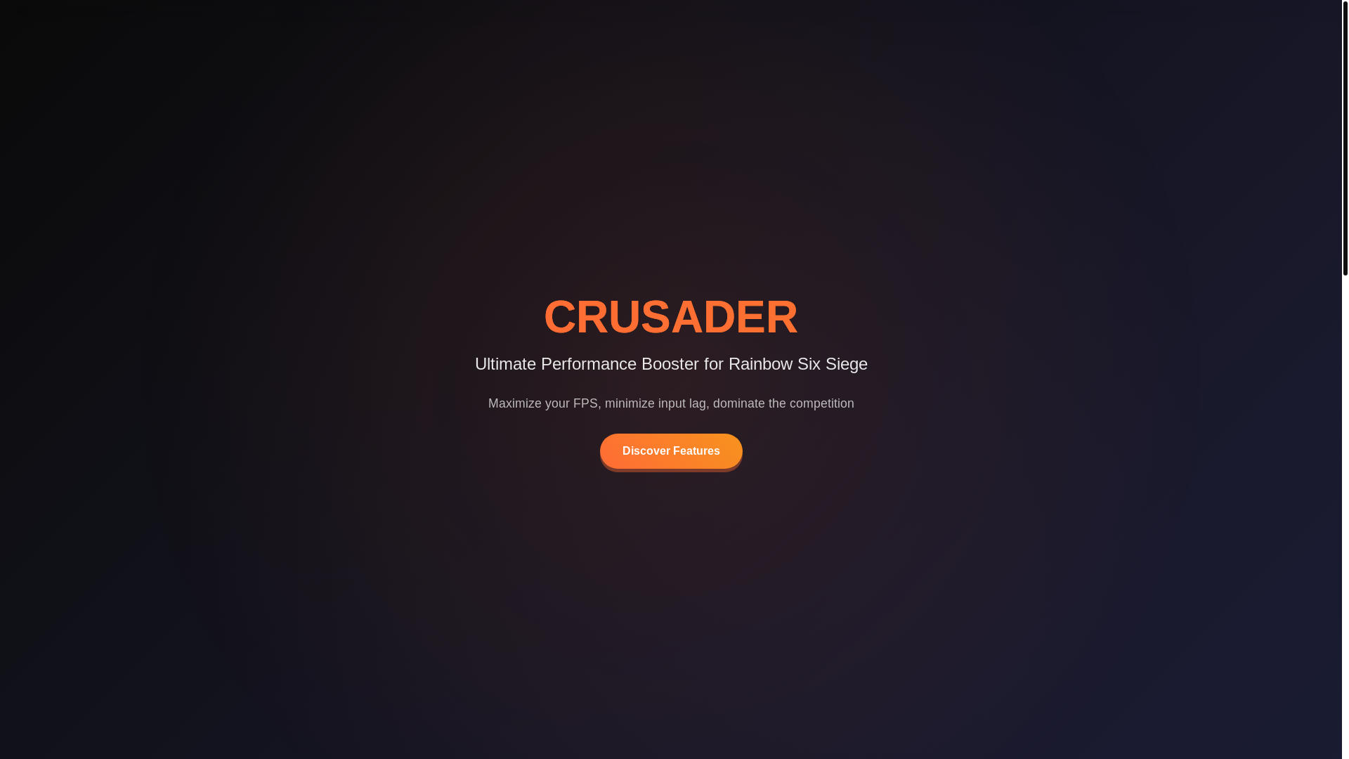 website screenshot of https://crusaderr6cheat.com/