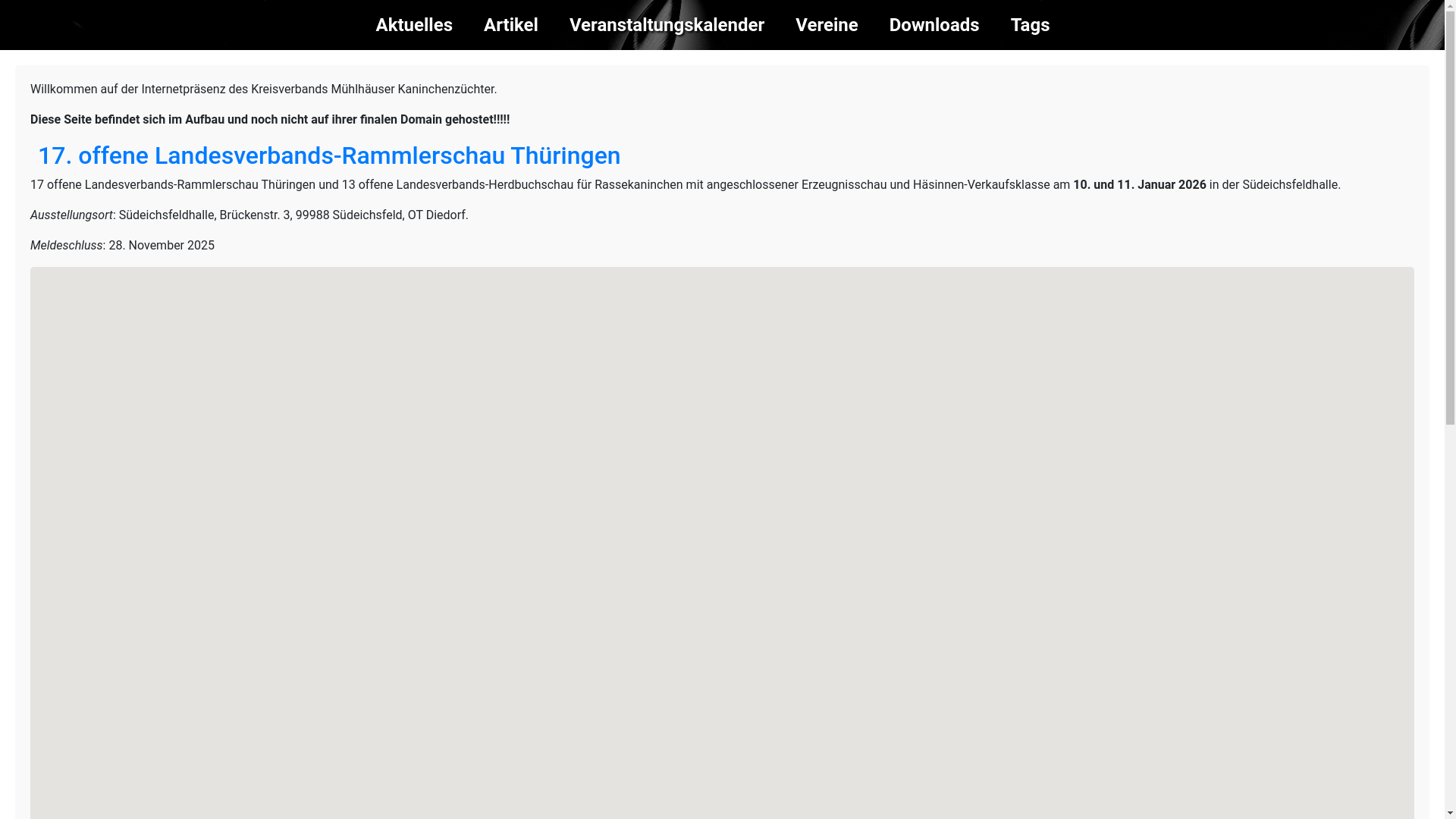 website screenshot of https://kv-rassekaninchen-muehlhausen.de/