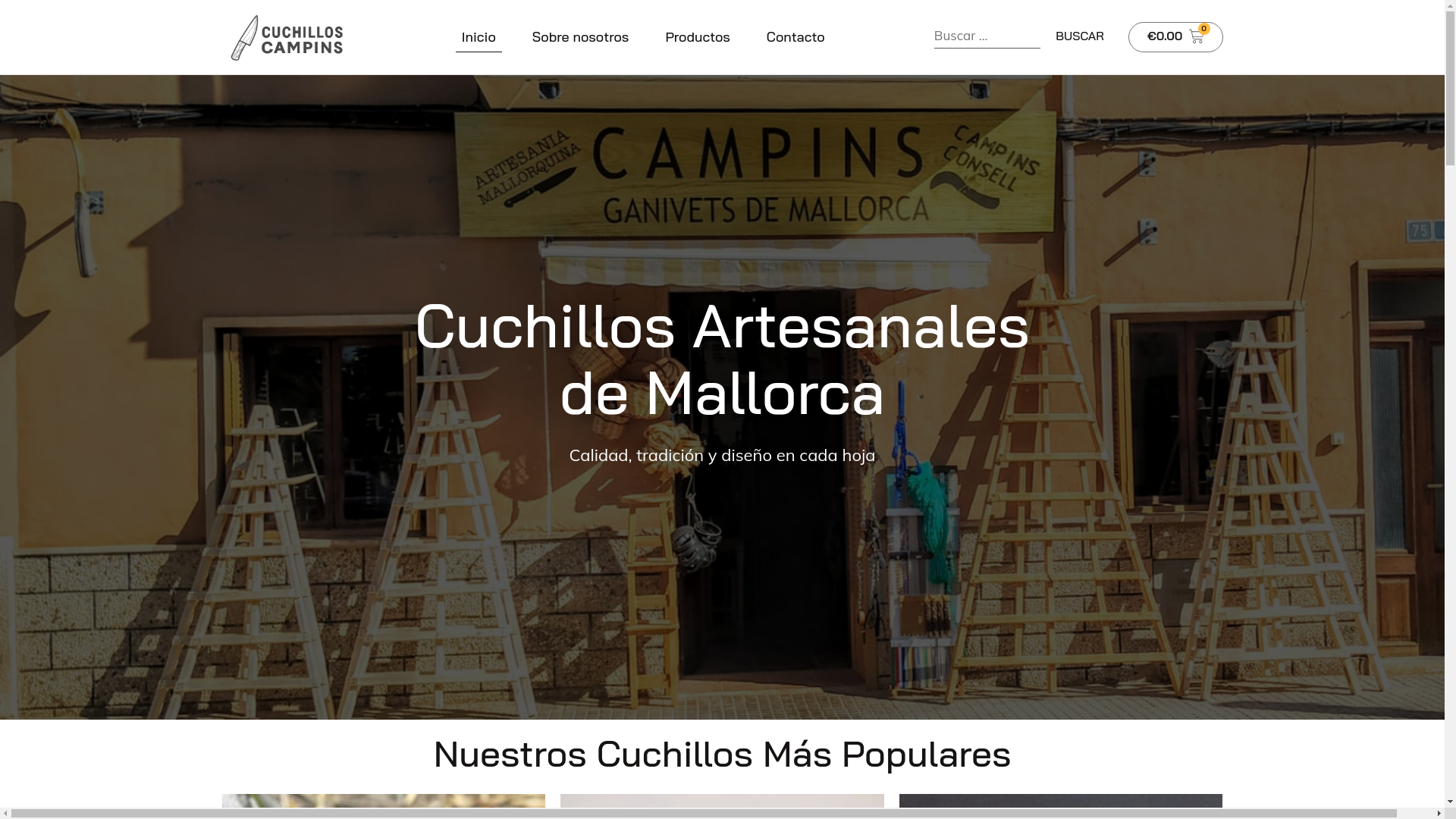 website screenshot of https://gavinetscampins.es/