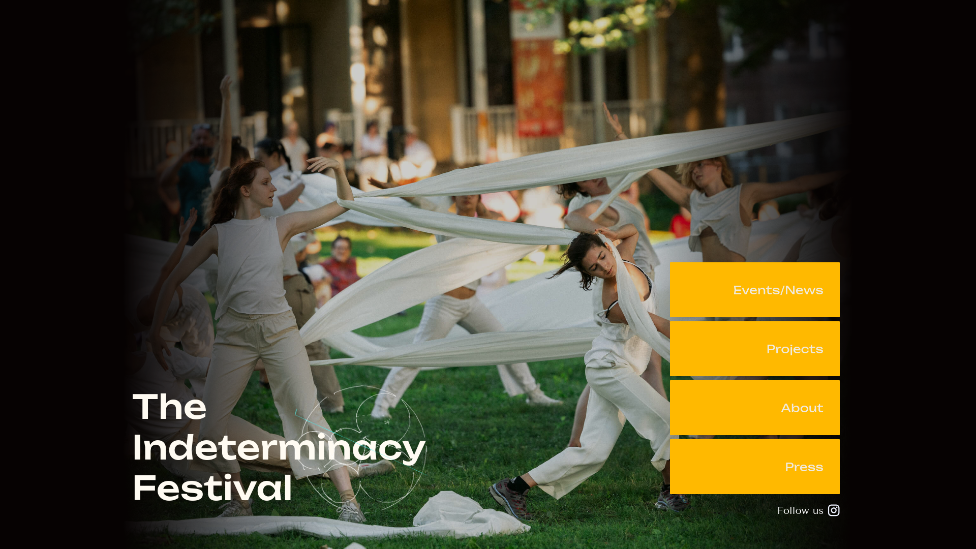 website screenshot of https://indeterminacy-festival-site.pages.dev/