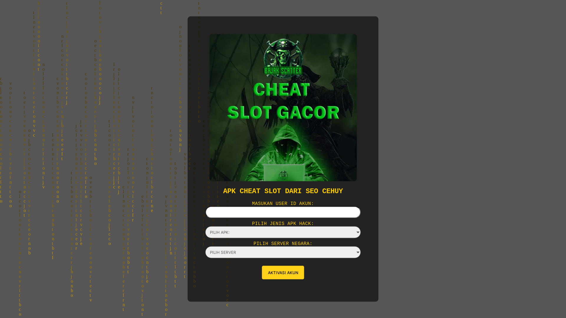 website screenshot of https://apk-cheat-slot.pages.dev/
