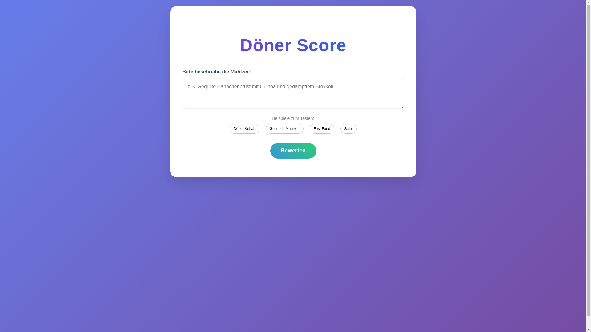 website screenshot of https://doenerscore.de/