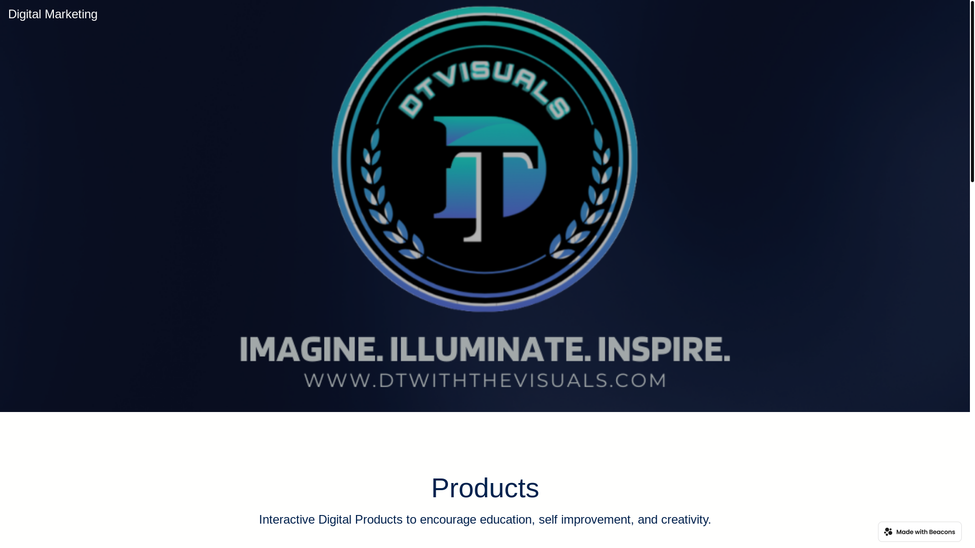 website screenshot of https://dtservices.store/