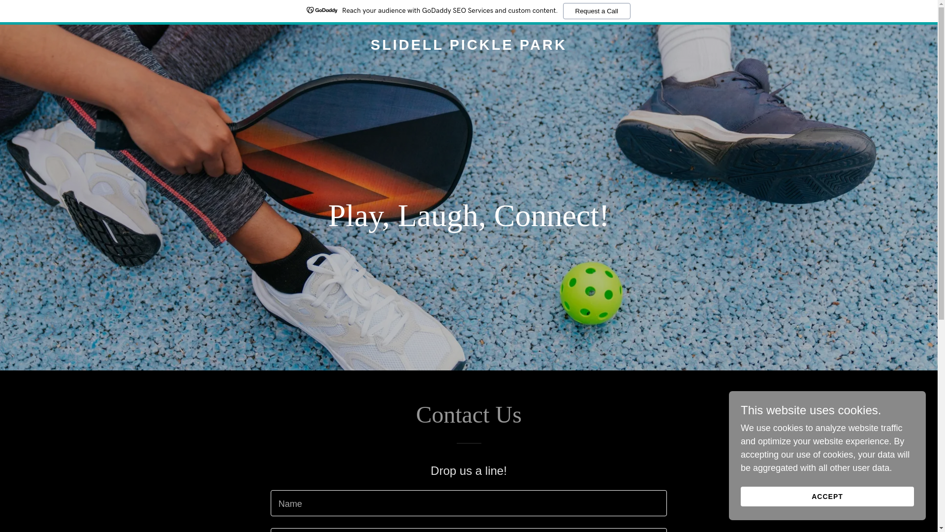 website screenshot of https://slidellpicklepark.com/