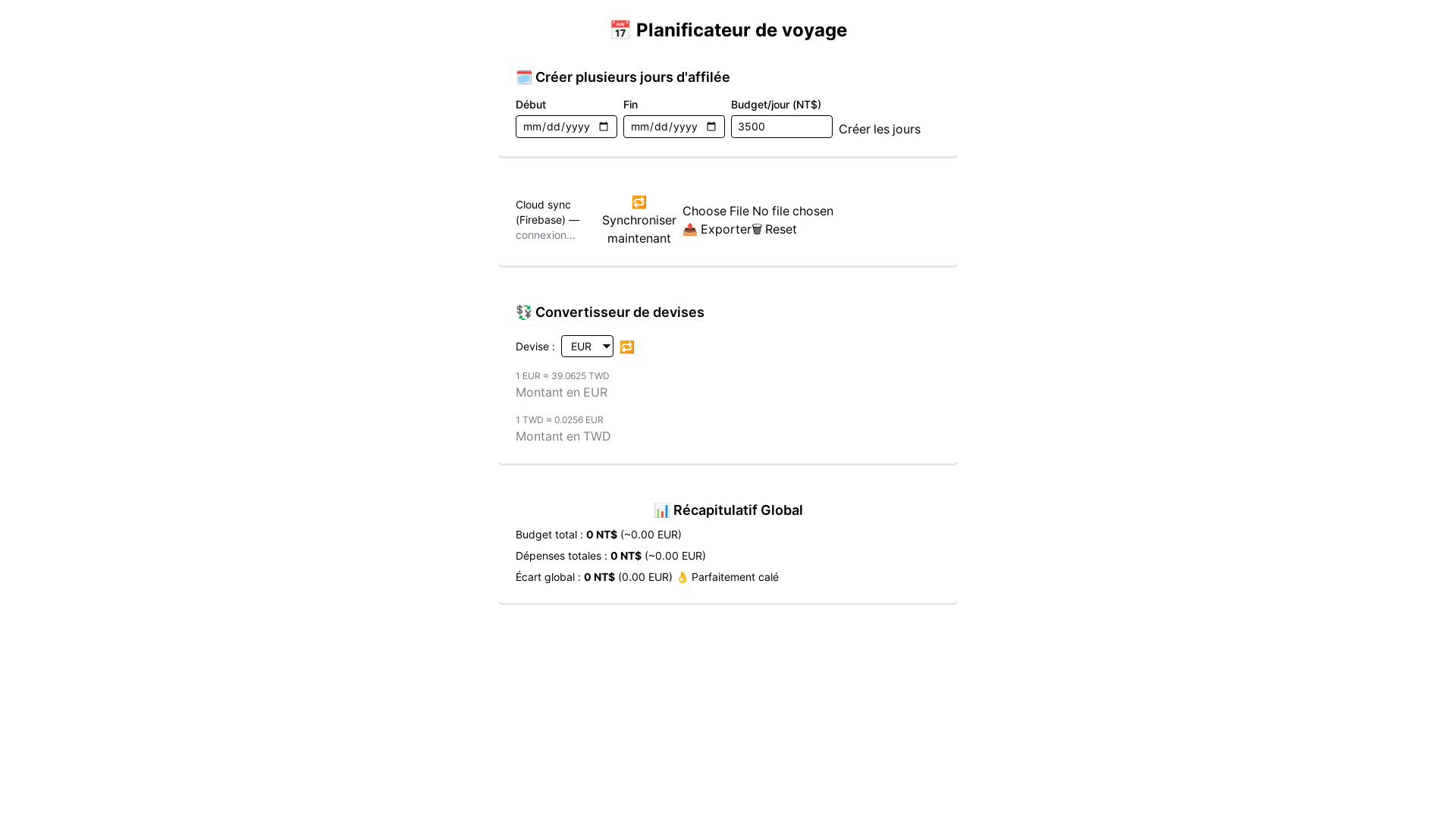 website screenshot of https://triphelper.pages.dev/