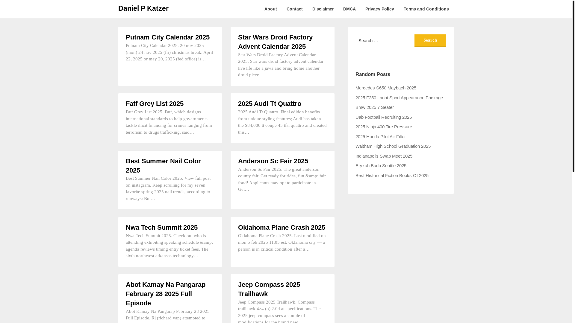 website screenshot of https://danielpkatzerr.pages.dev/