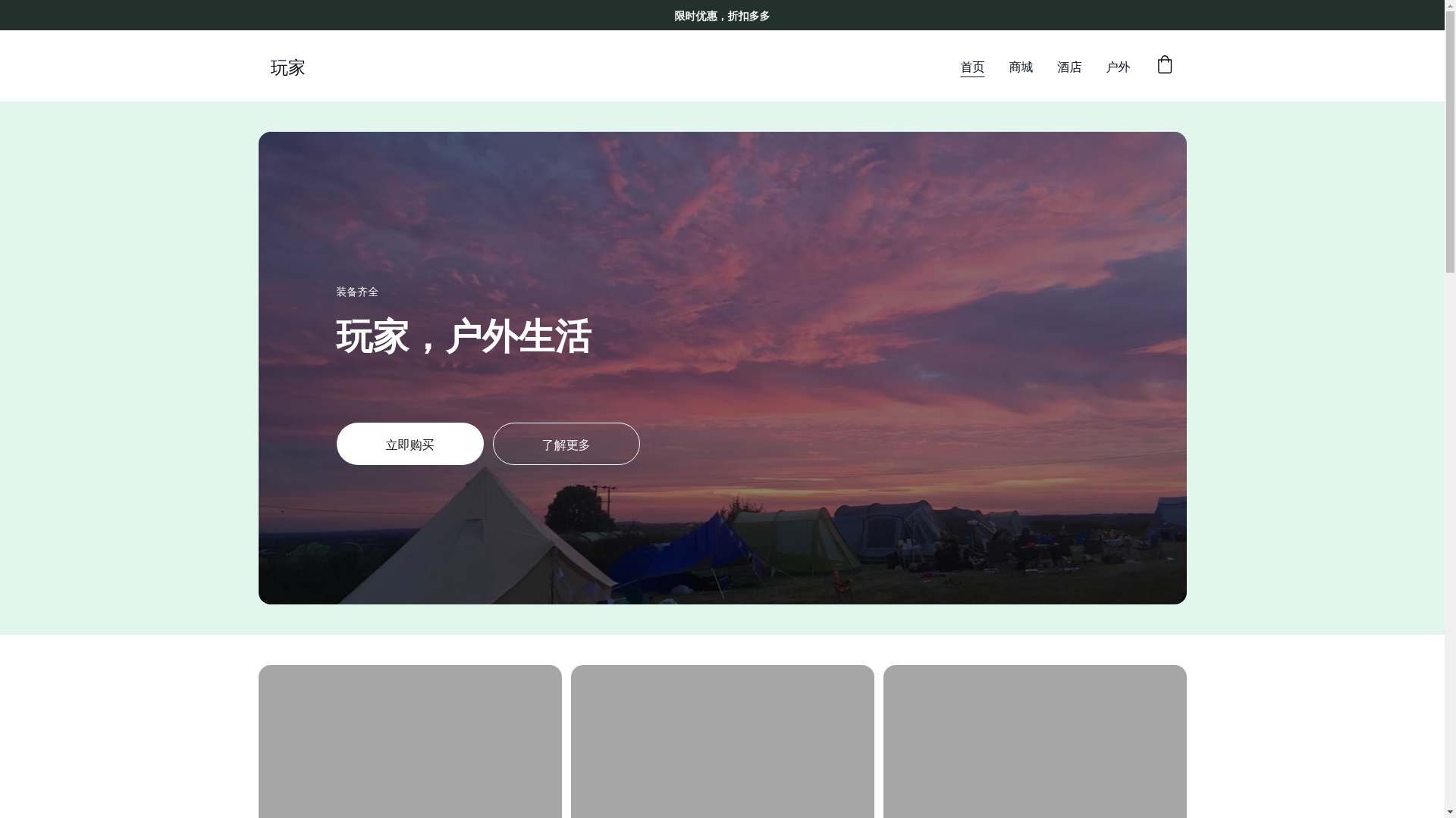 website screenshot of https://gplayergroup.com/