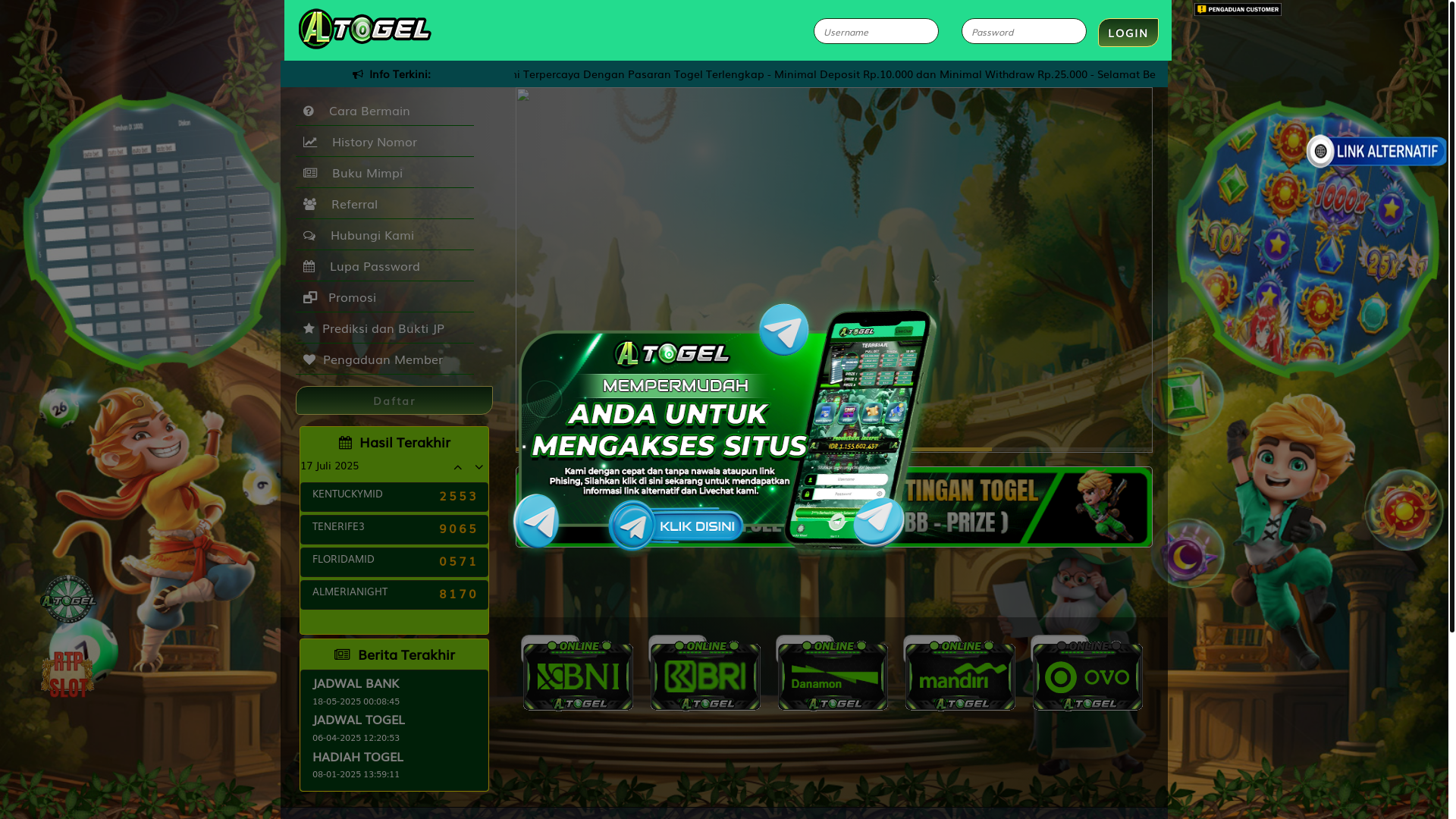 website screenshot of https://clanaltg.xyz/