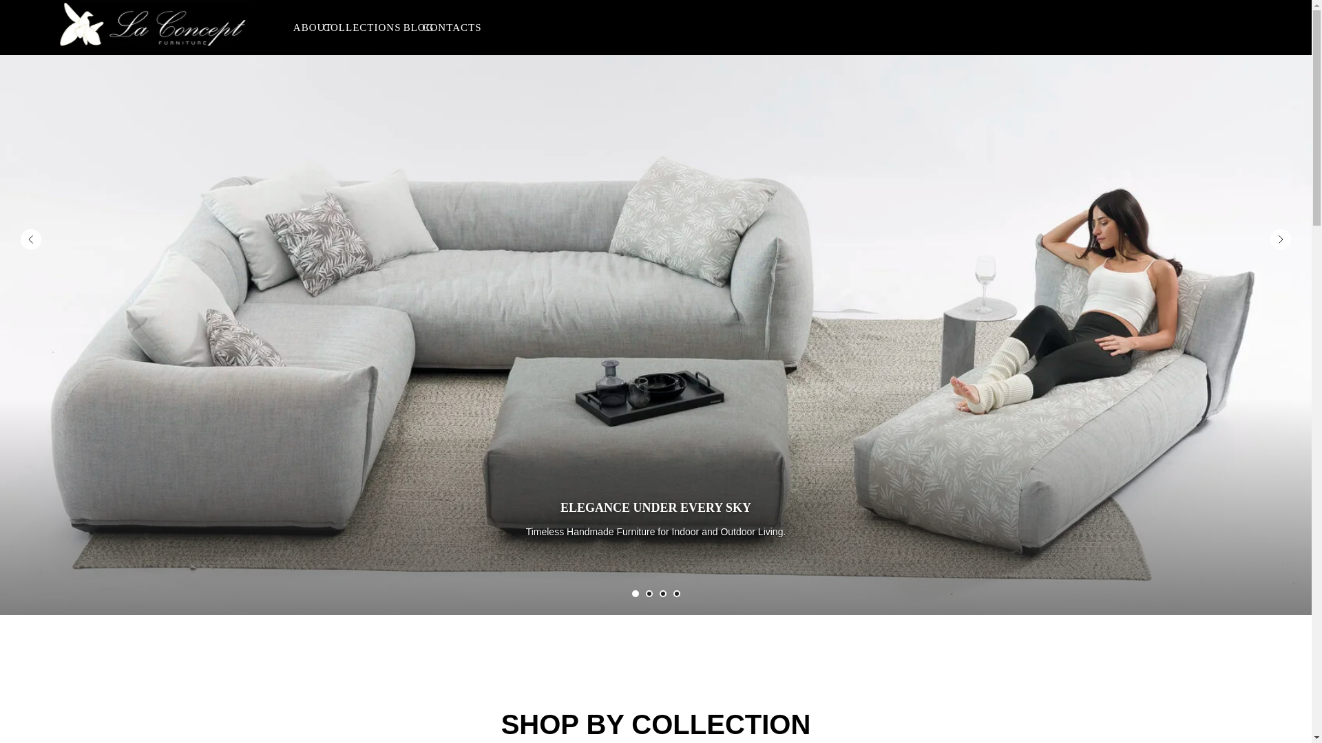 website screenshot of https://laconcept.ae/