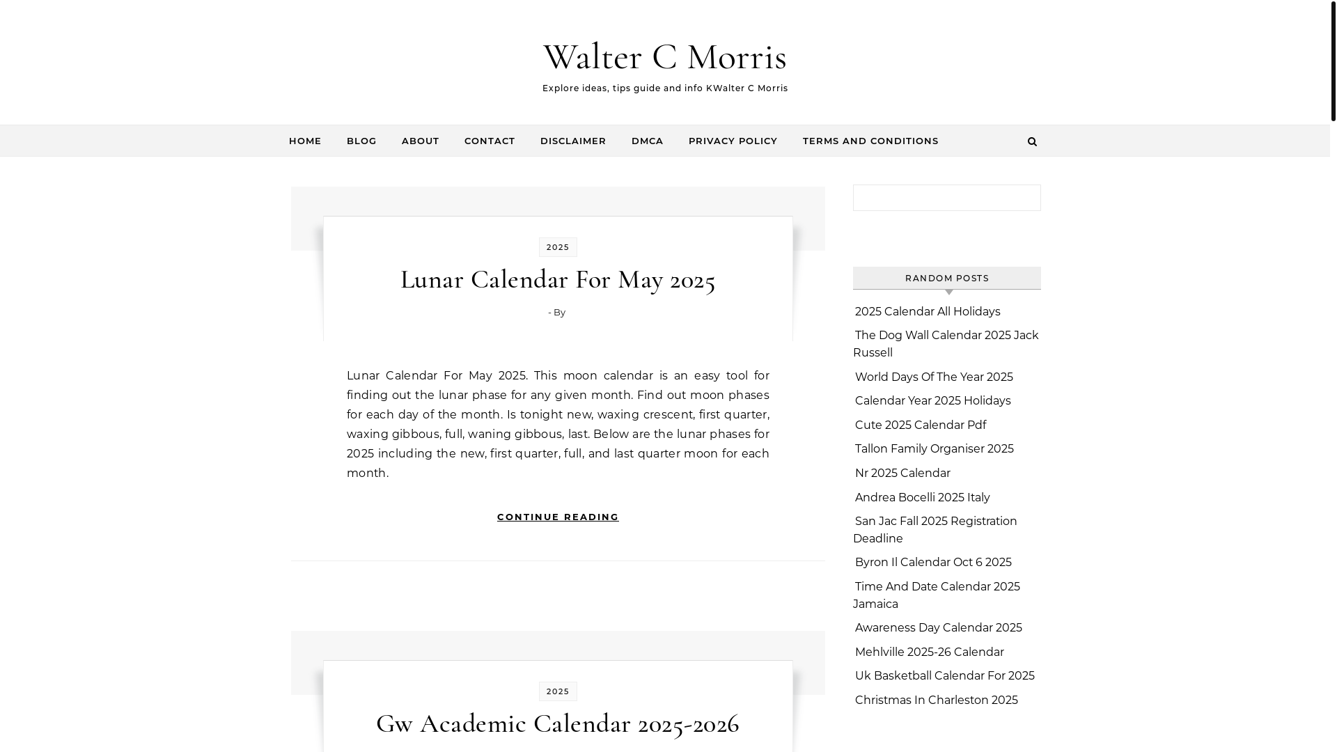 website screenshot of https://waltercmorrisj.pages.dev/