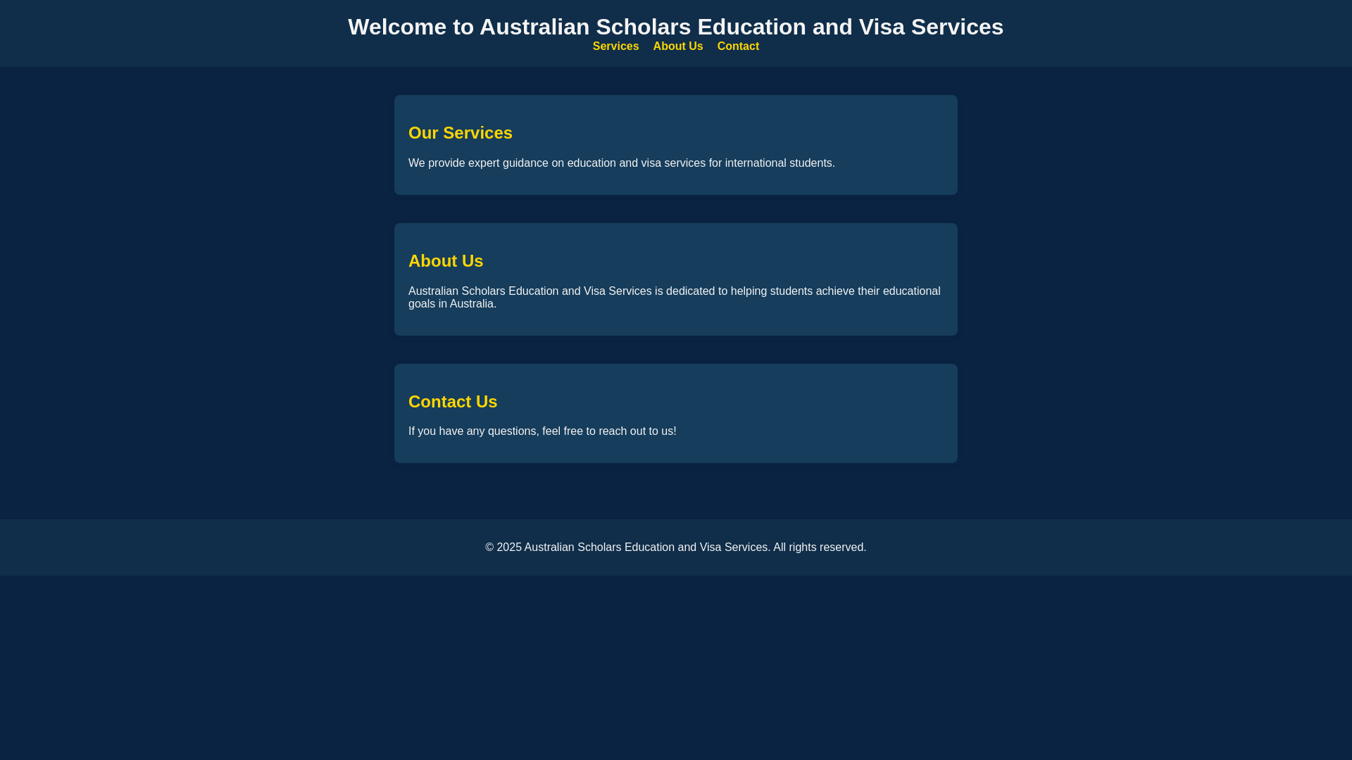 website screenshot of https://australianscholarseducation.com.au/