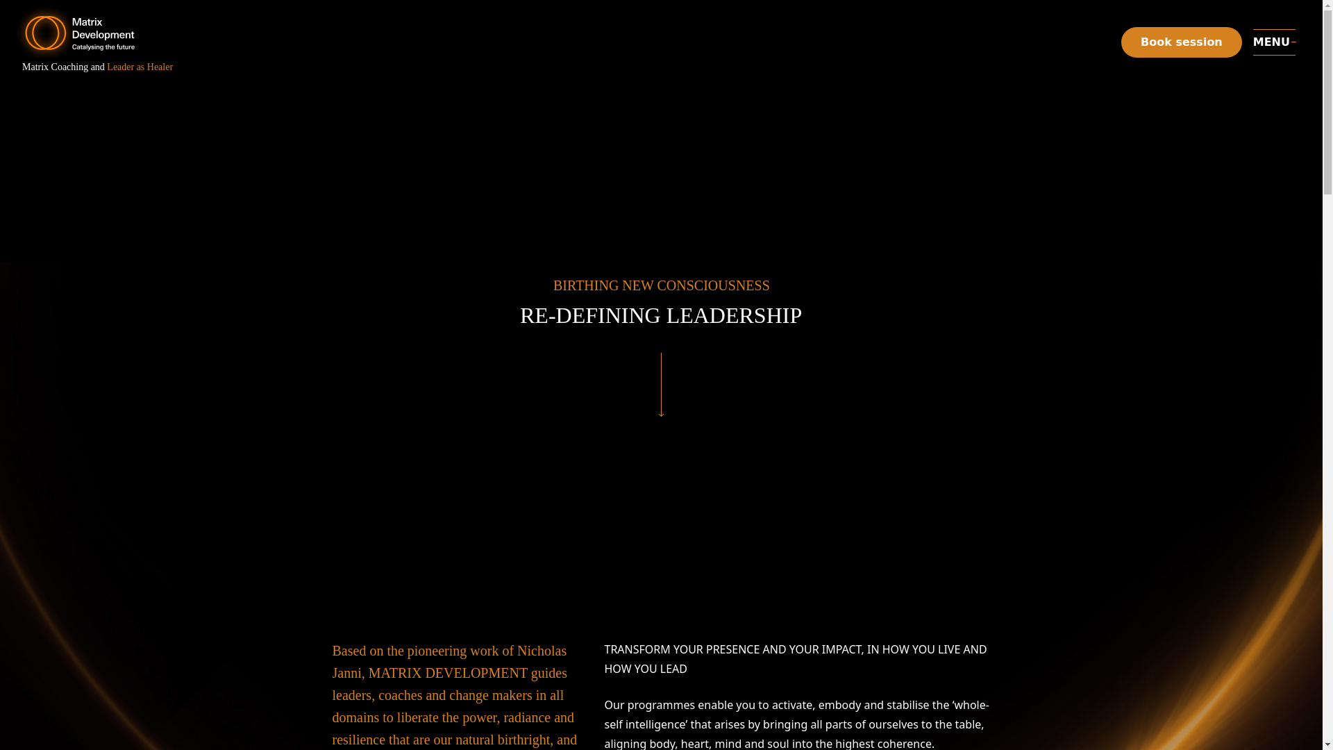 website screenshot of https://matrixcoaching-net.pages.dev/