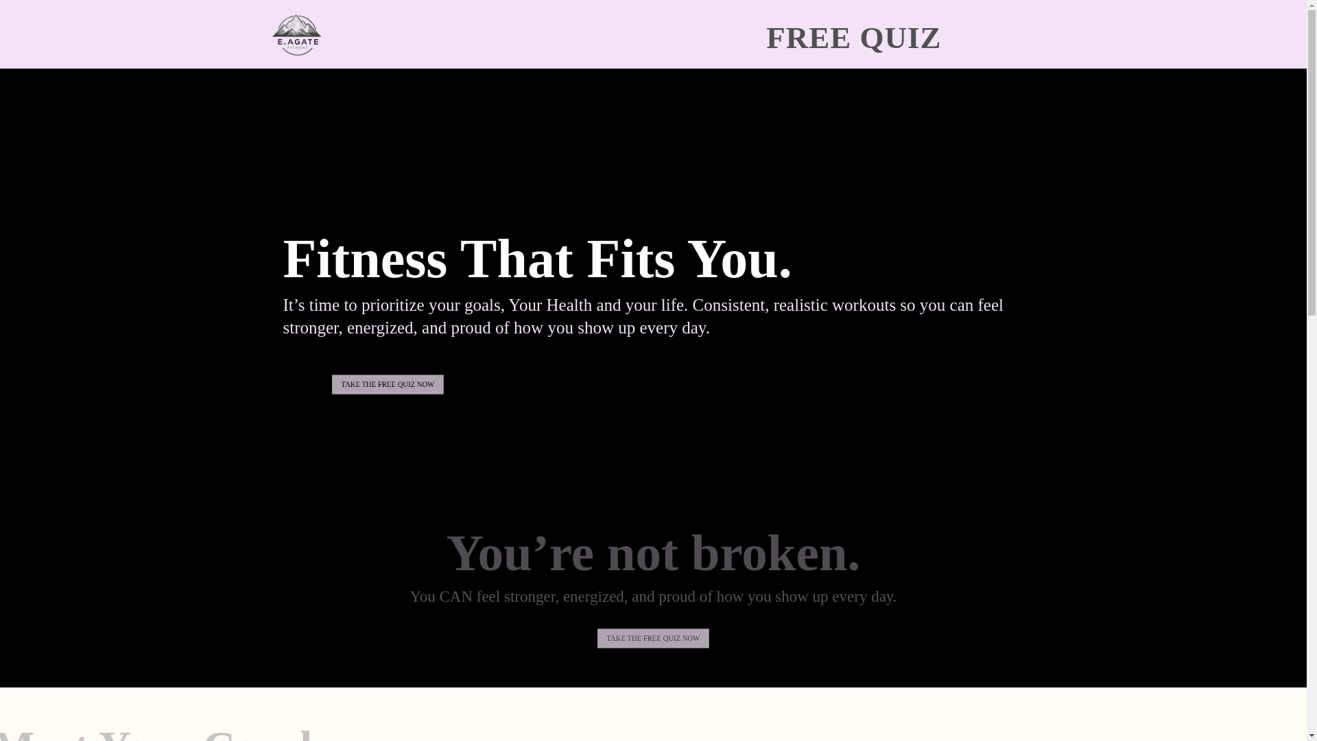 website screenshot of https://eagatefitness.com/