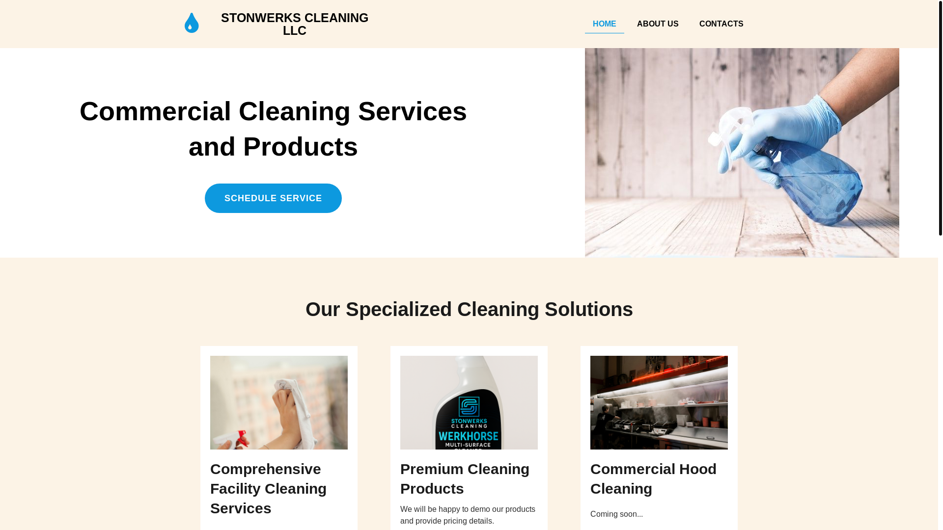 website screenshot of https://stonwerks.com/
