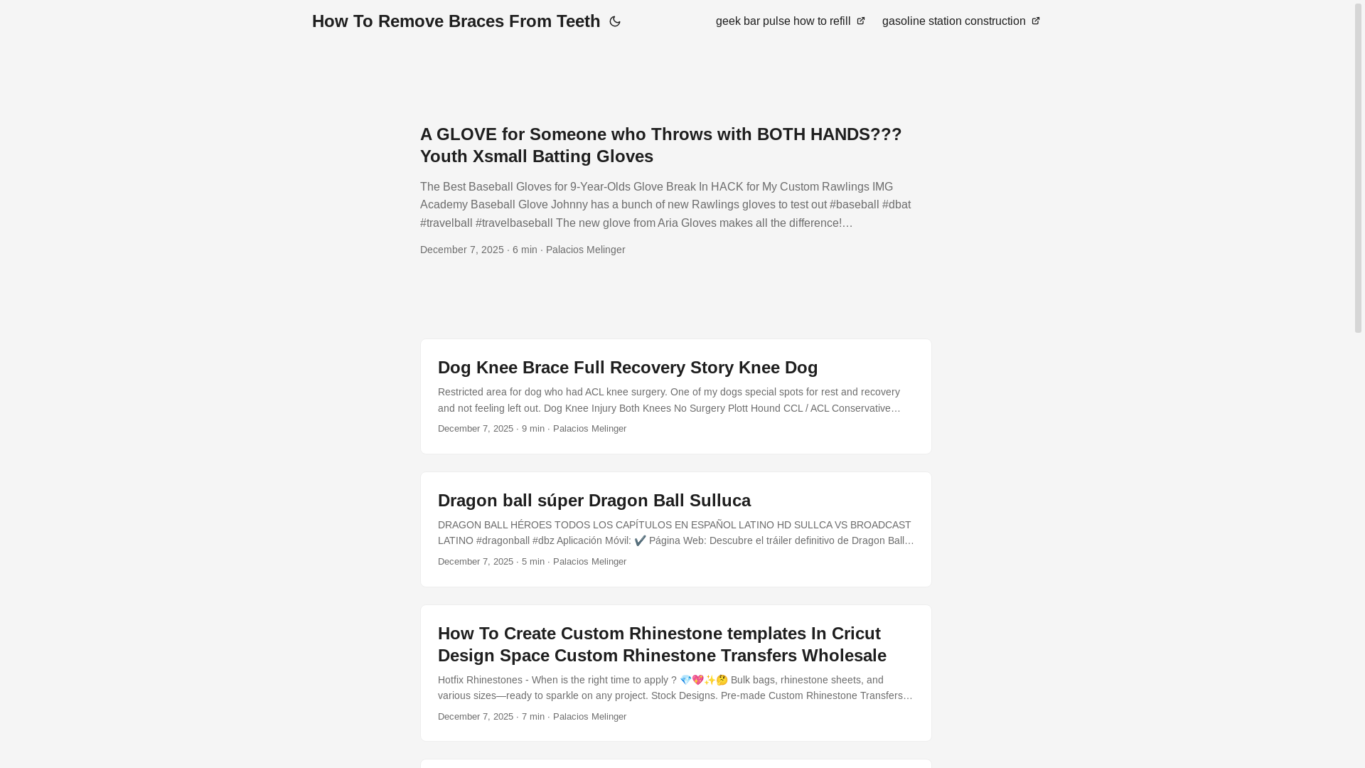 website screenshot of https://howtoremovebracesfromteeth.pages.dev/