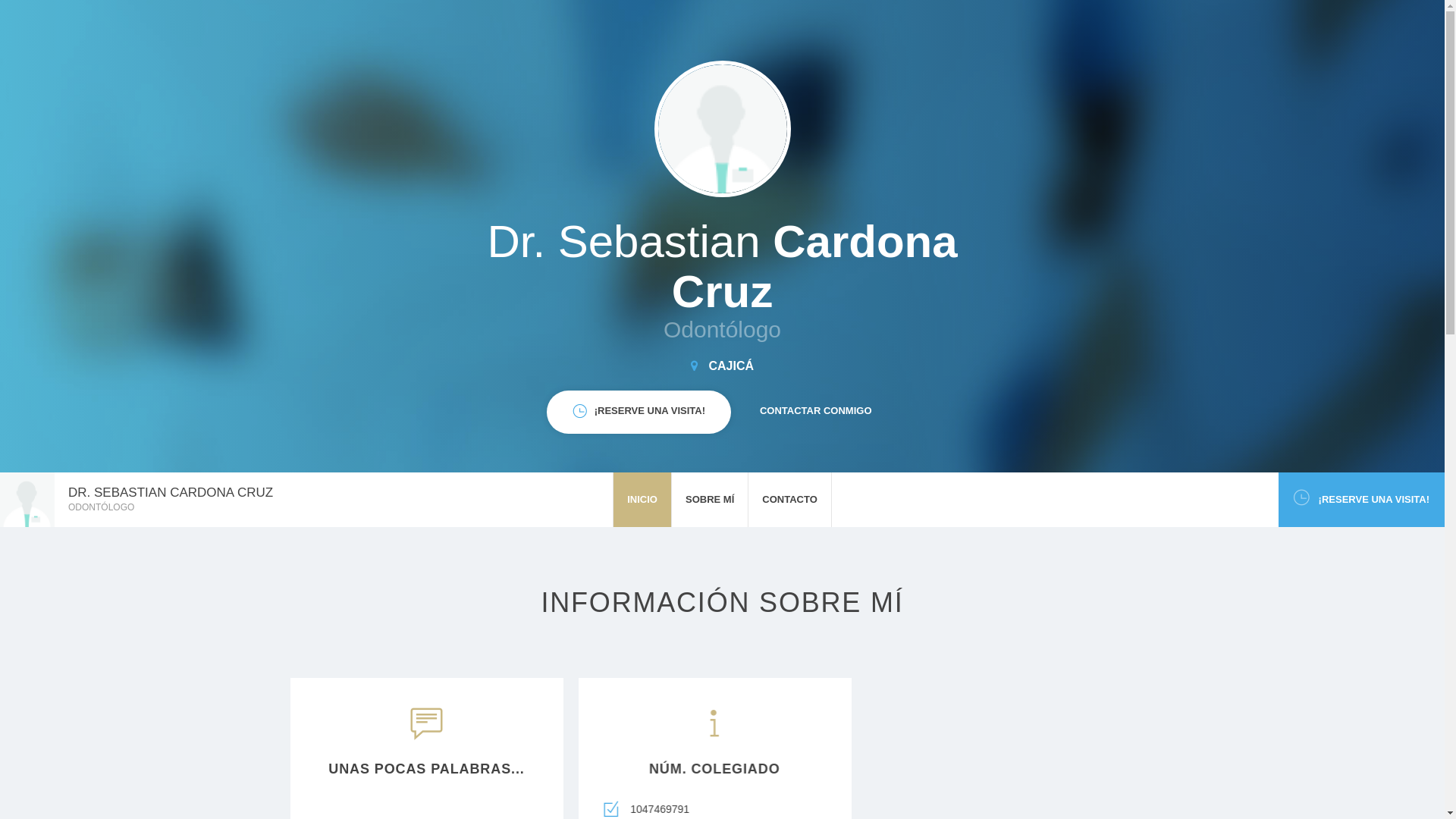 website screenshot of https://odontologoencajica.com/