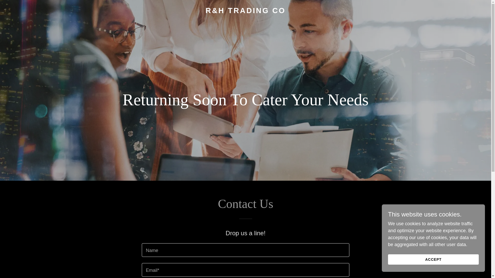 website screenshot of https://rhtradingco.ca/