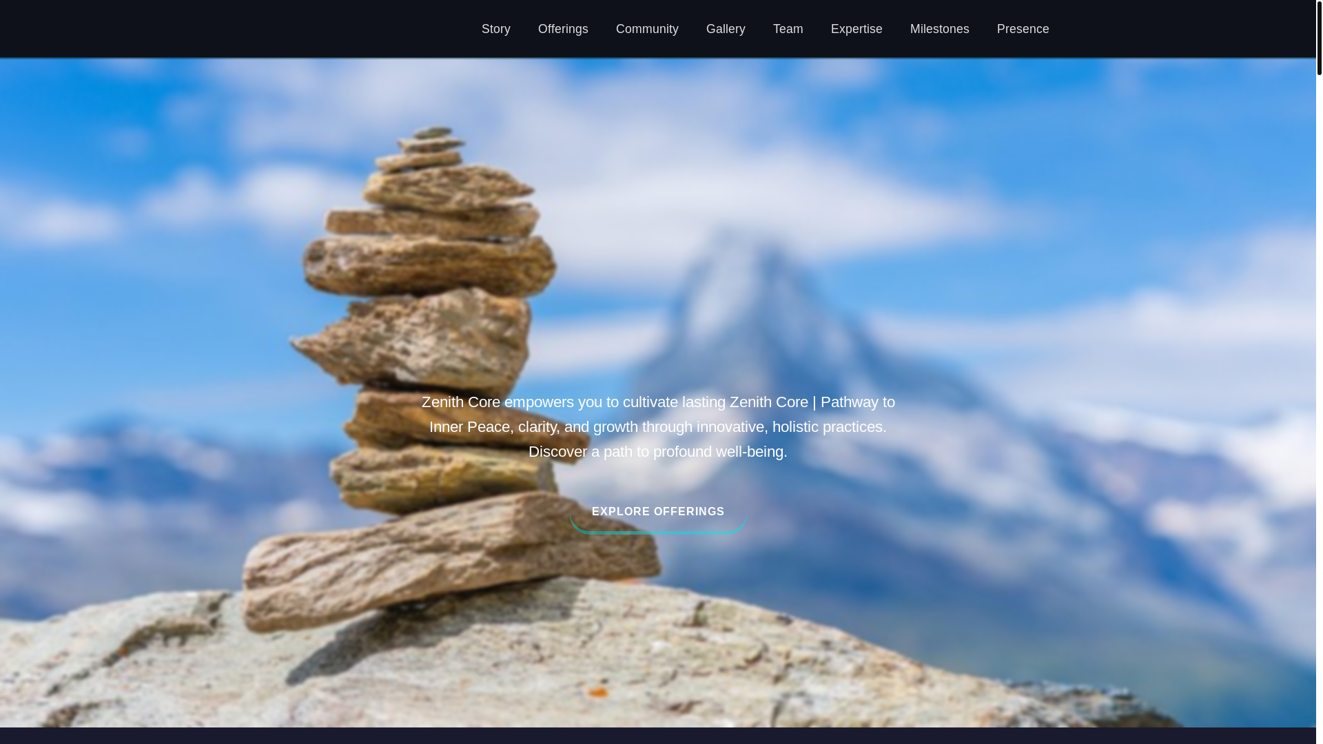 website screenshot of https://zenithcorepathway.pages.dev/