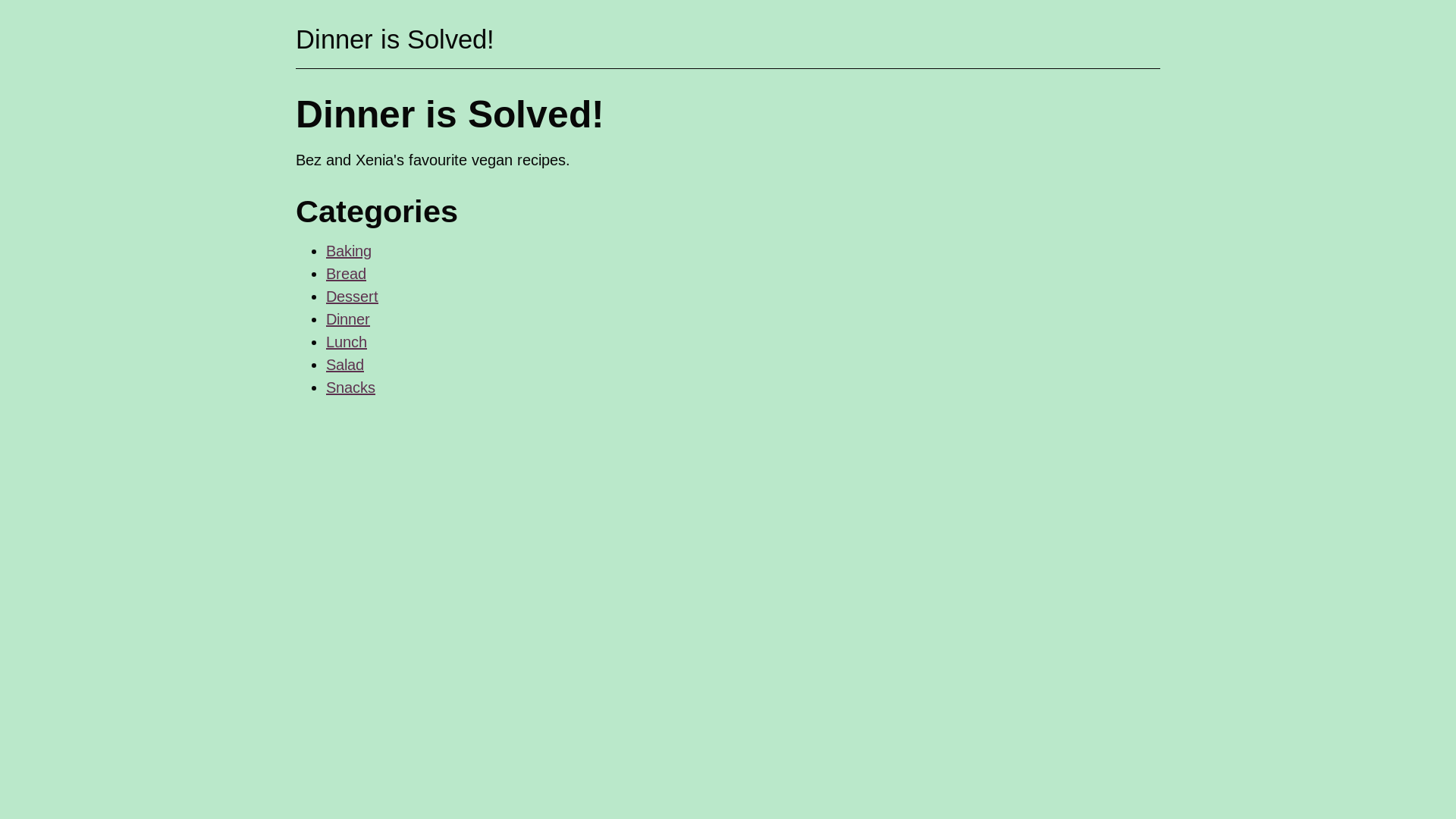 website screenshot of https://recipes-9ce.pages.dev/