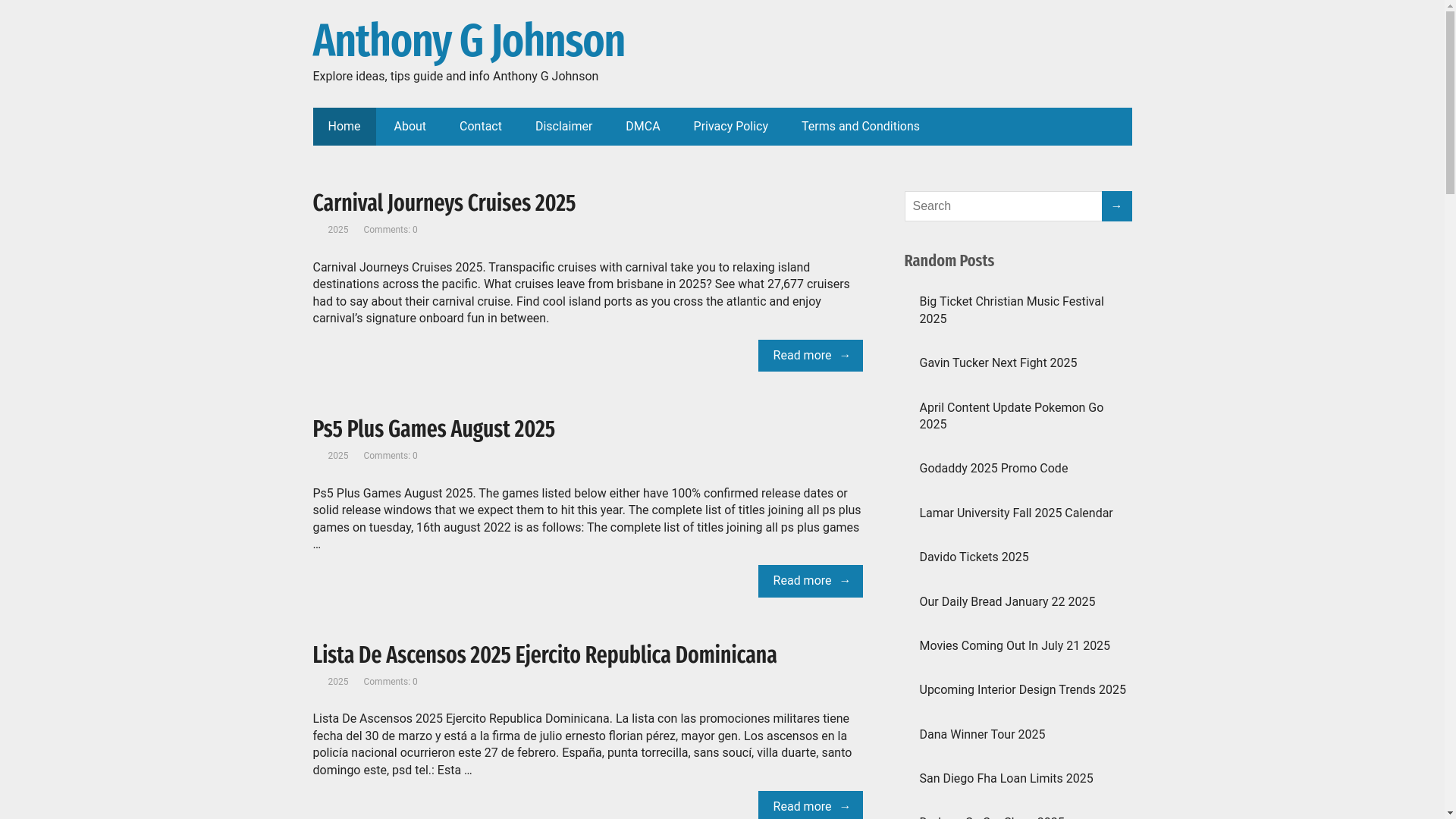 website screenshot of https://anthonygjohnsone.pages.dev/