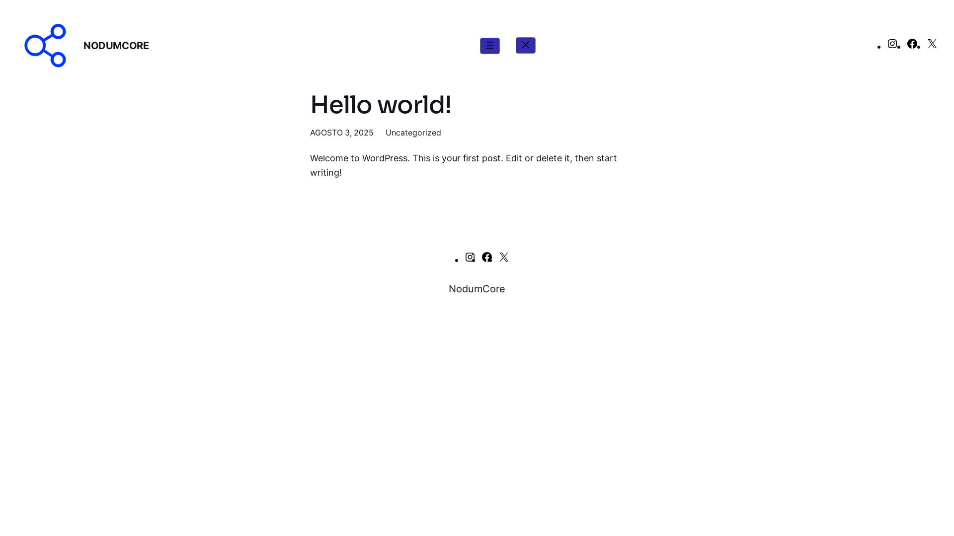 website screenshot of https://nodumcore.com/