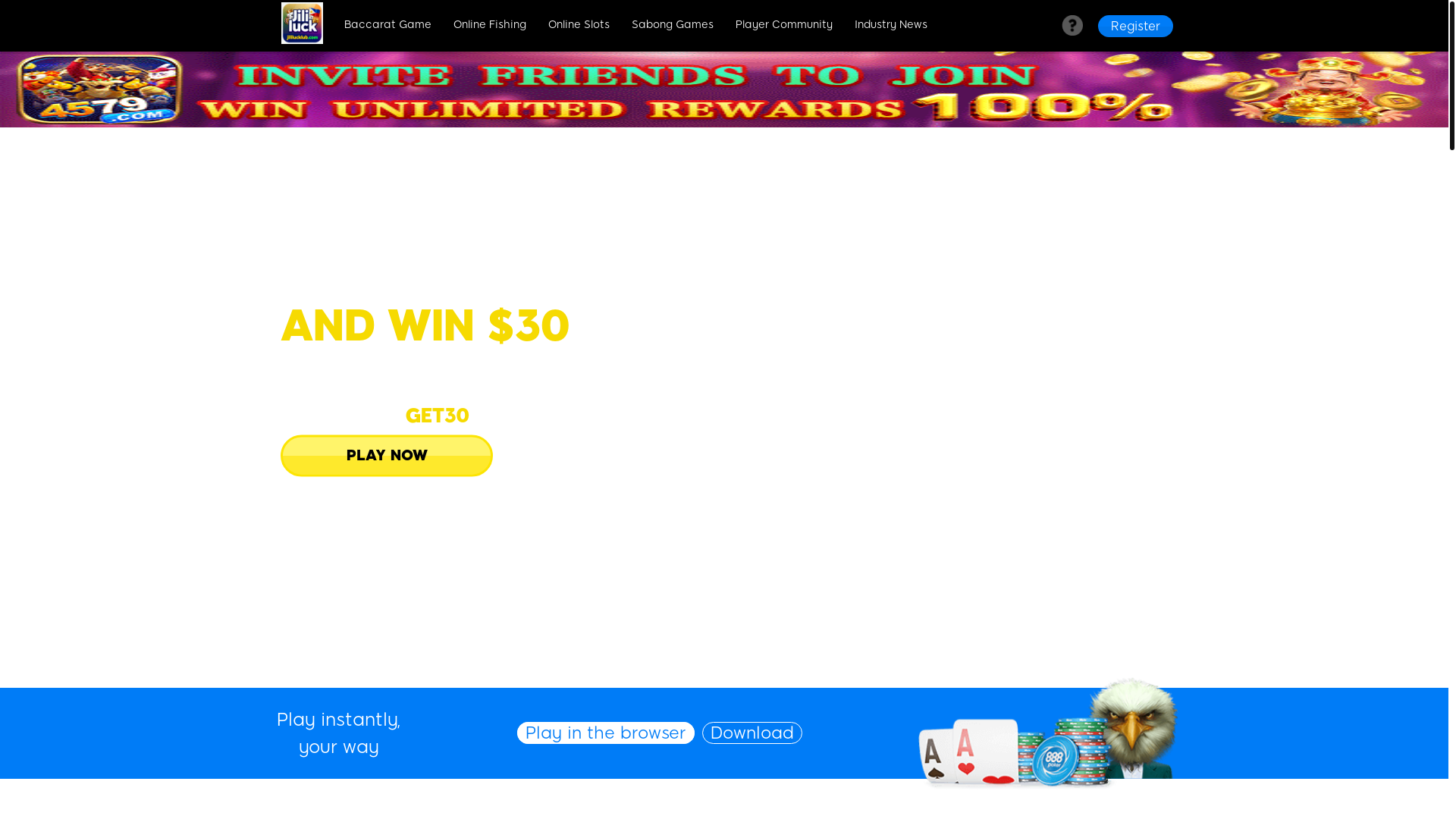 website screenshot of https://jililuckclub.com/