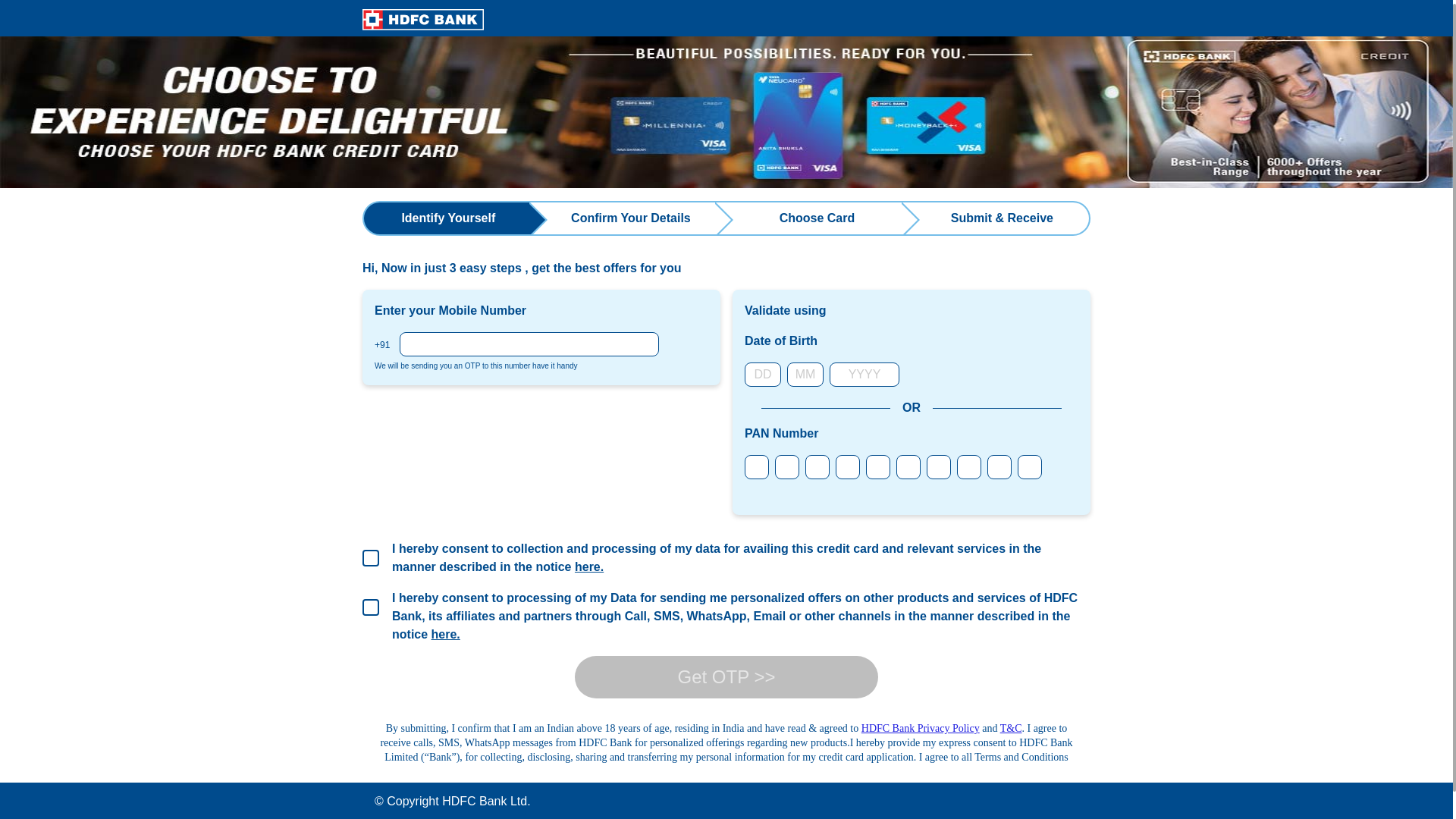 website screenshot of https://applyonline.hdfcbank.com/cards/credit-cards.html?CHANNELSOURCE=ZETA&DSACode=XSPY&LGcode=RVC01&LCcode=RVC01&LC2=S68745&SMcode=S68745#nbb