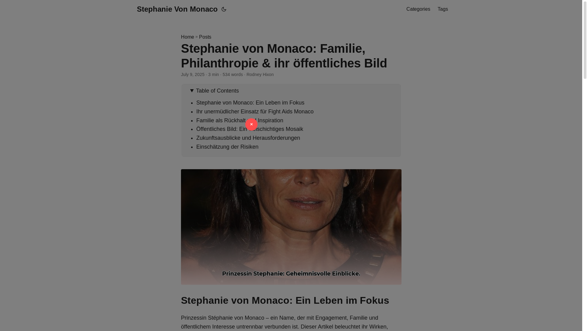website screenshot of https://stephanie-von-monaco.pages.dev/