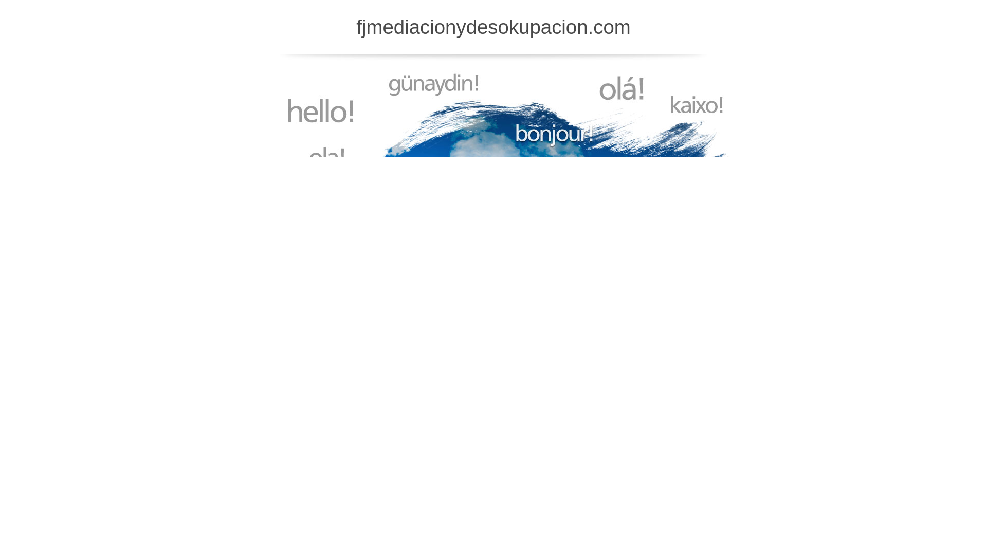 website screenshot of https://fjmediacionydesokupacion.com/