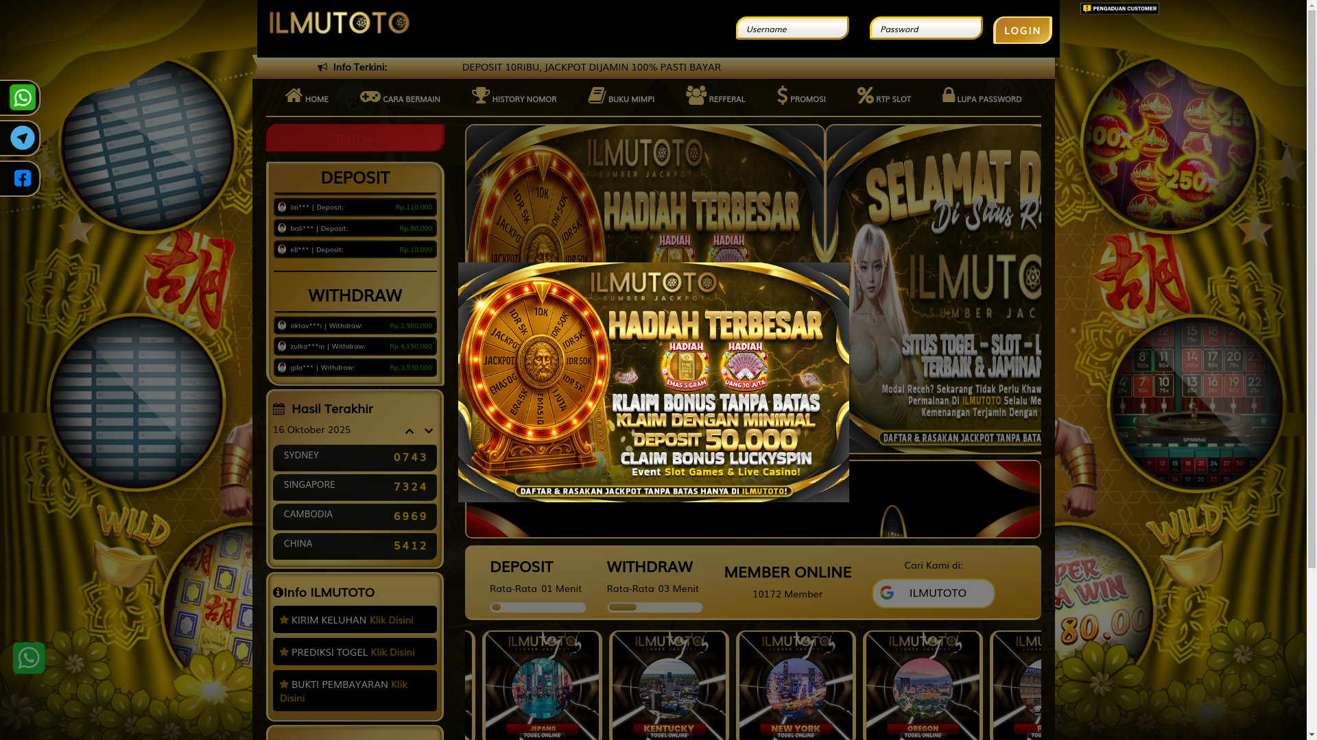 website screenshot of https://ilmutotoaula.space/