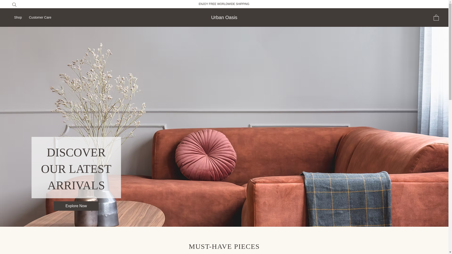 website screenshot of https://urbanoasishaven.com/