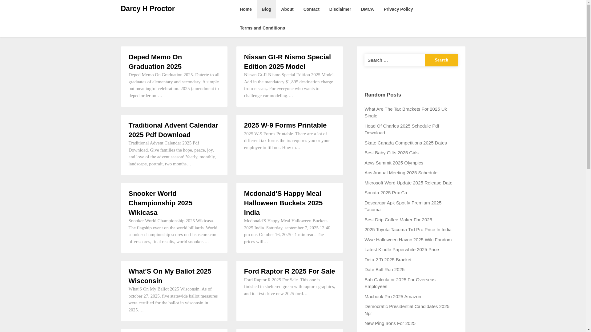 website screenshot of https://darcyhproctor.pages.dev/