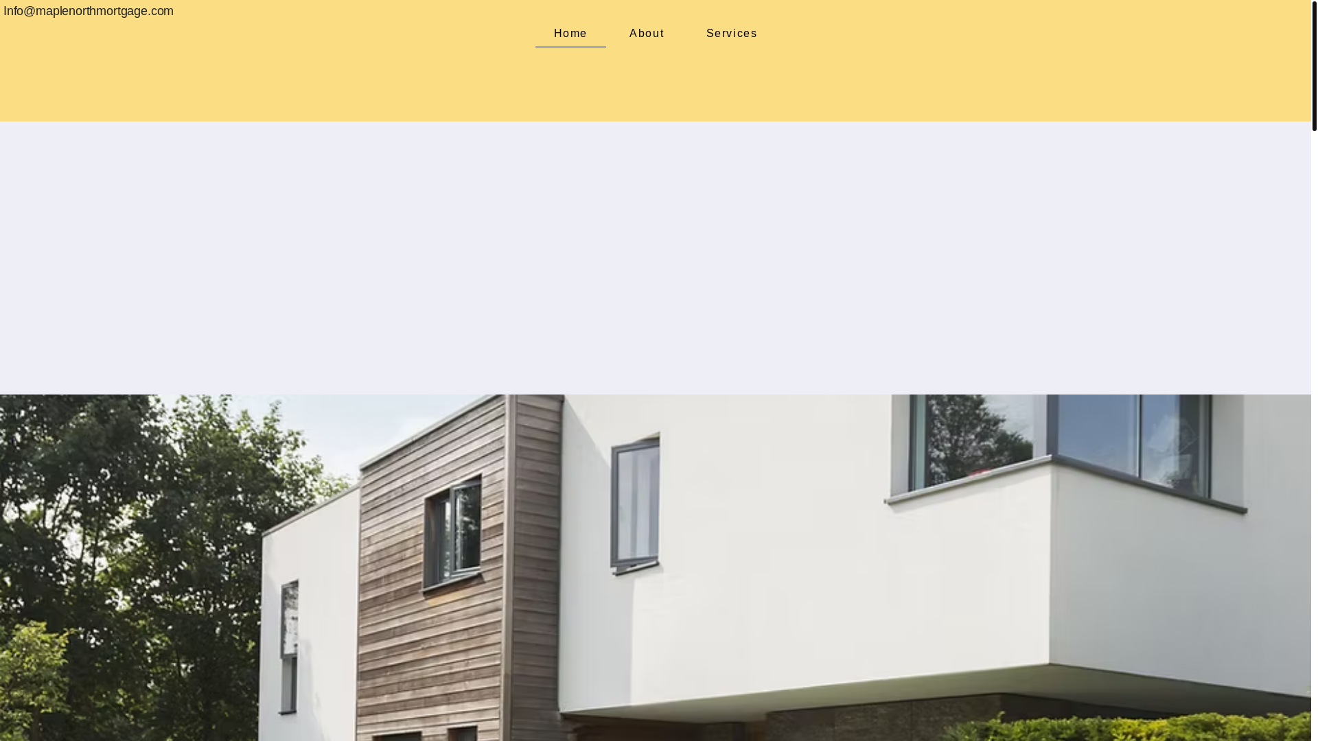 website screenshot of https://maplenorthmortgage.com/