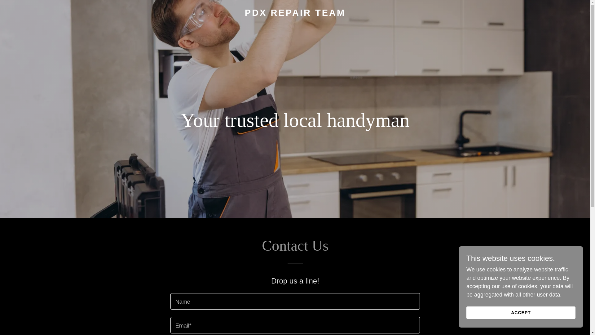 website screenshot of https://pdxrepairteam.com/