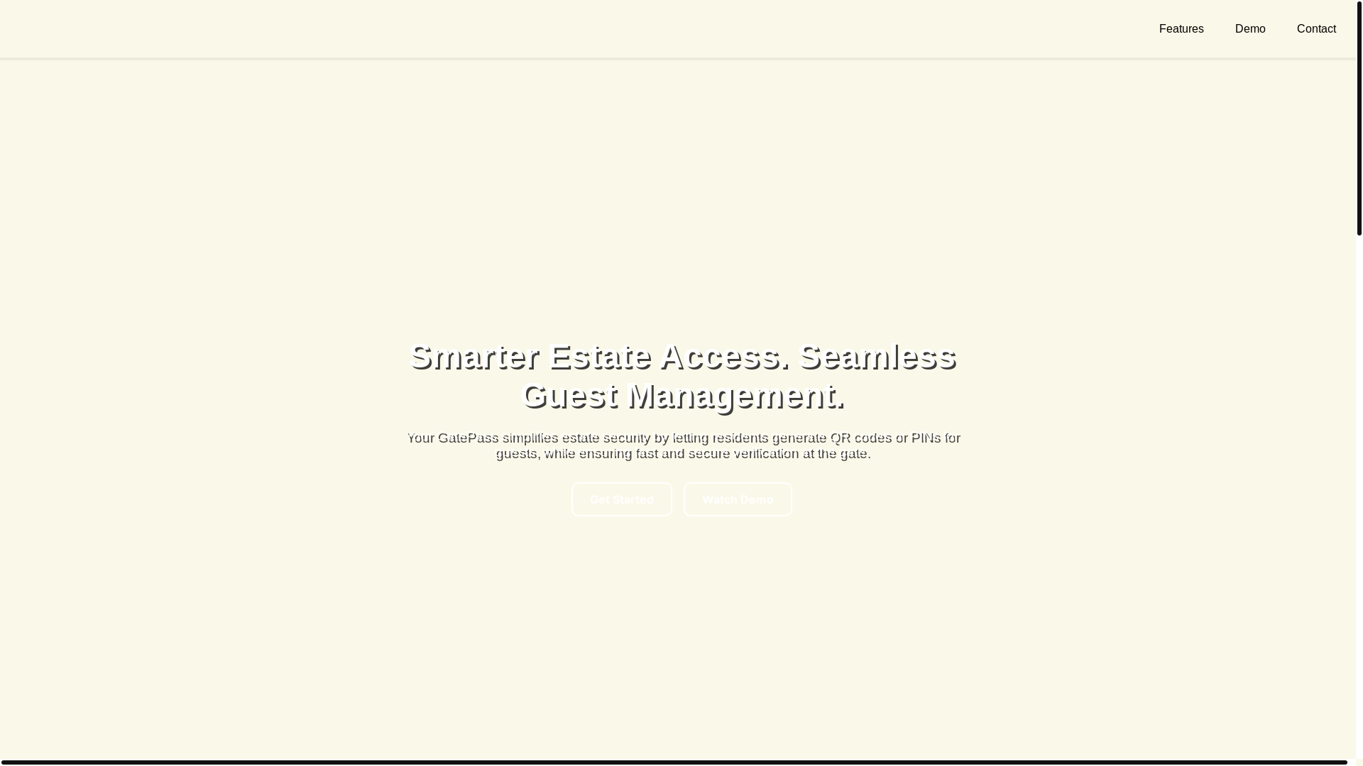 website screenshot of https://yourgatepass.tech/