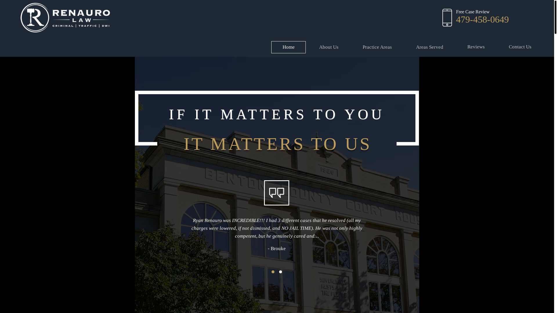 website screenshot of https://risecriminaldefense.com/