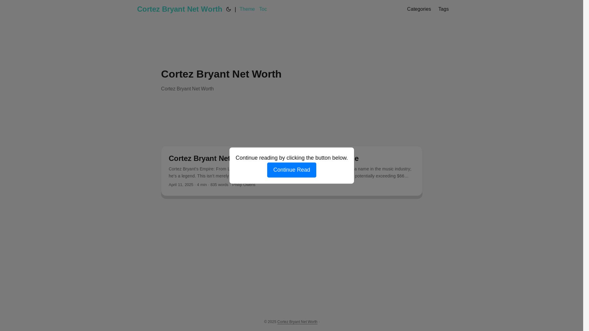 website screenshot of https://cortez-bryant-net-worth.pages.dev/