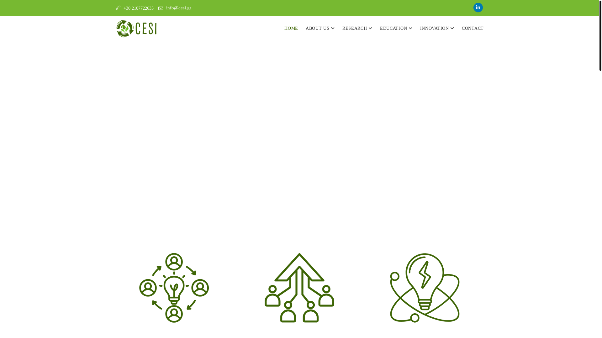 website screenshot of https://cesi.gr/