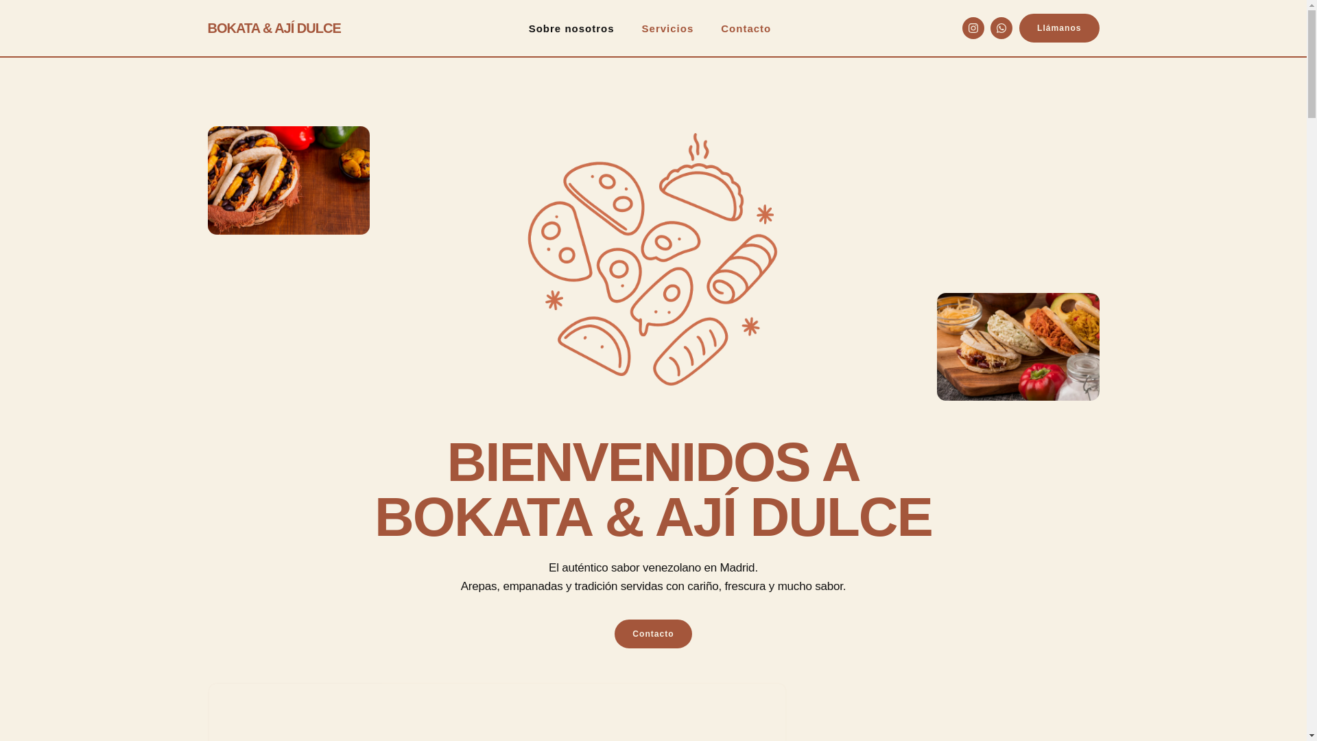 website screenshot of https://bokataajidulce.es/