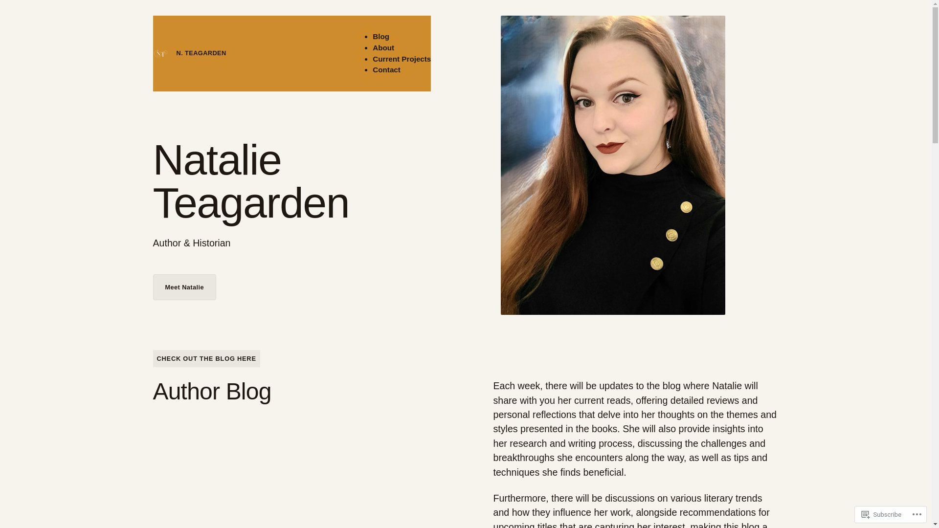 website screenshot of https://natalieteagarden.com/
