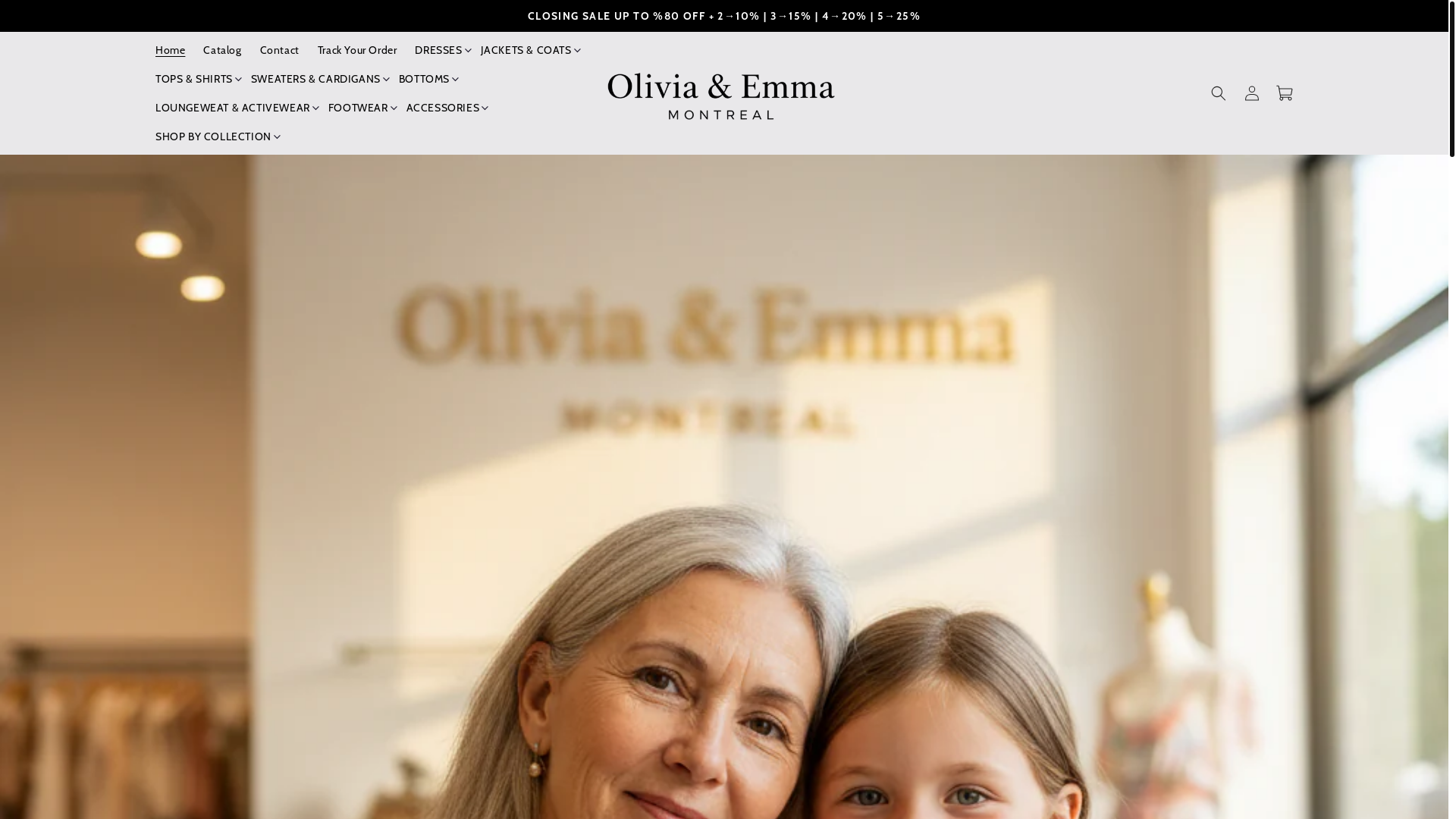 website screenshot of https://oliviaandemma.com/