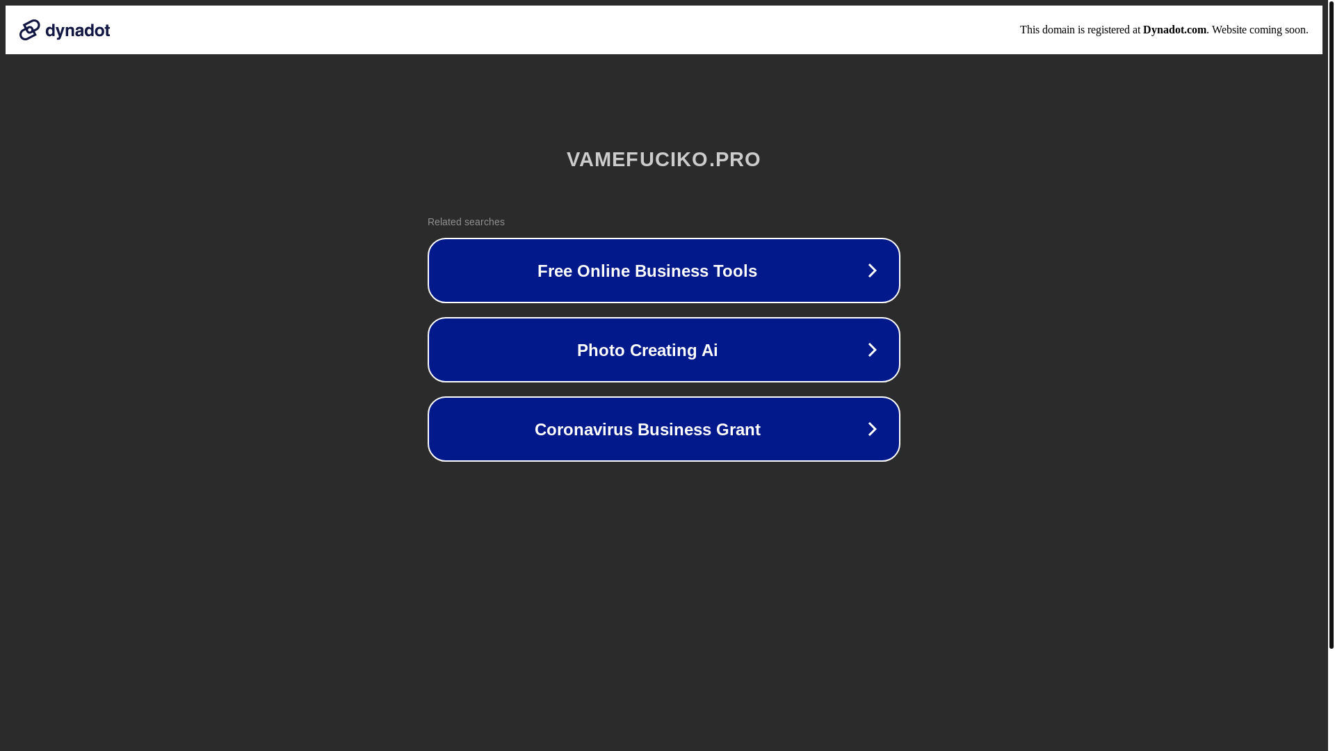 website screenshot of https://vamefuciko.pro/