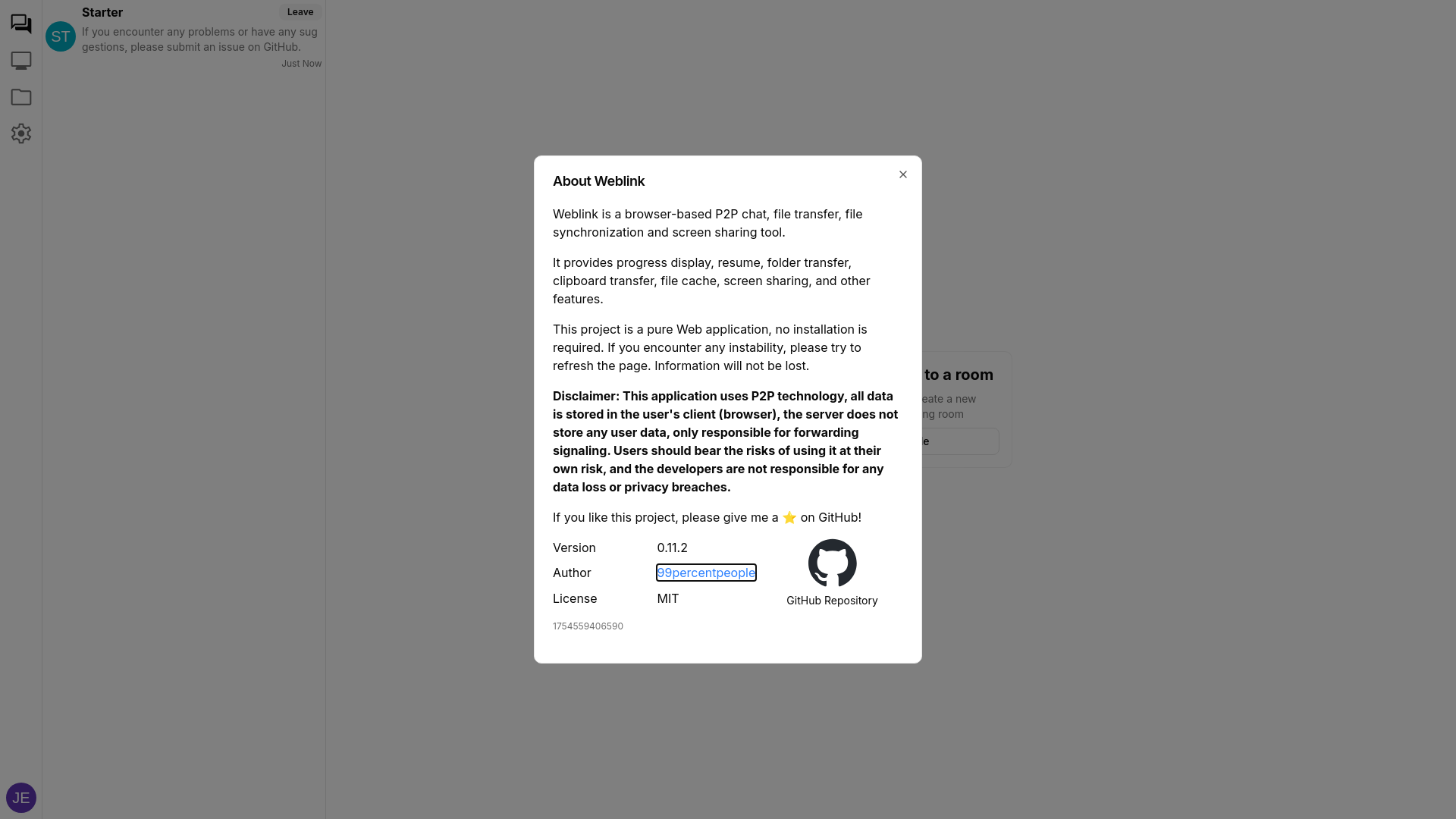 website screenshot of https://weblink-main.pages.dev/