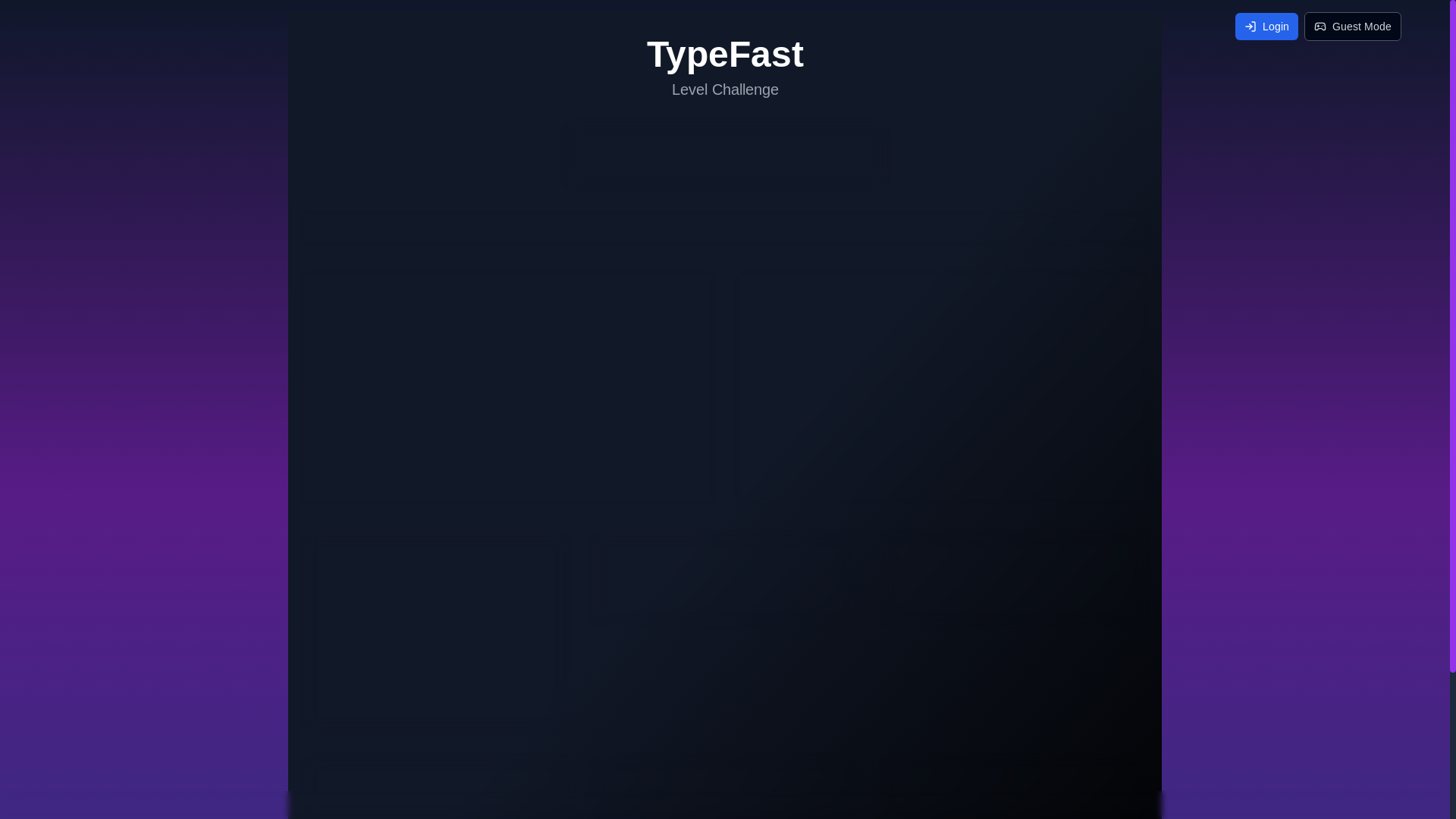 website screenshot of https://typefast.cc/