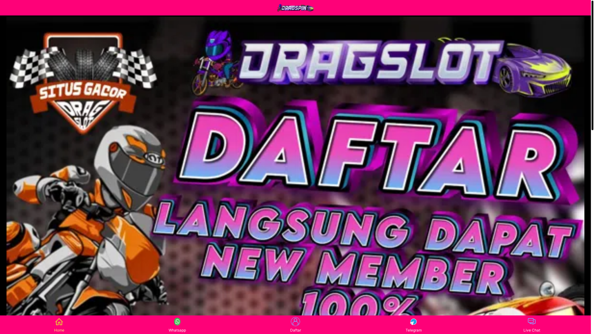 website screenshot of https://dragslotfast.pages.dev/