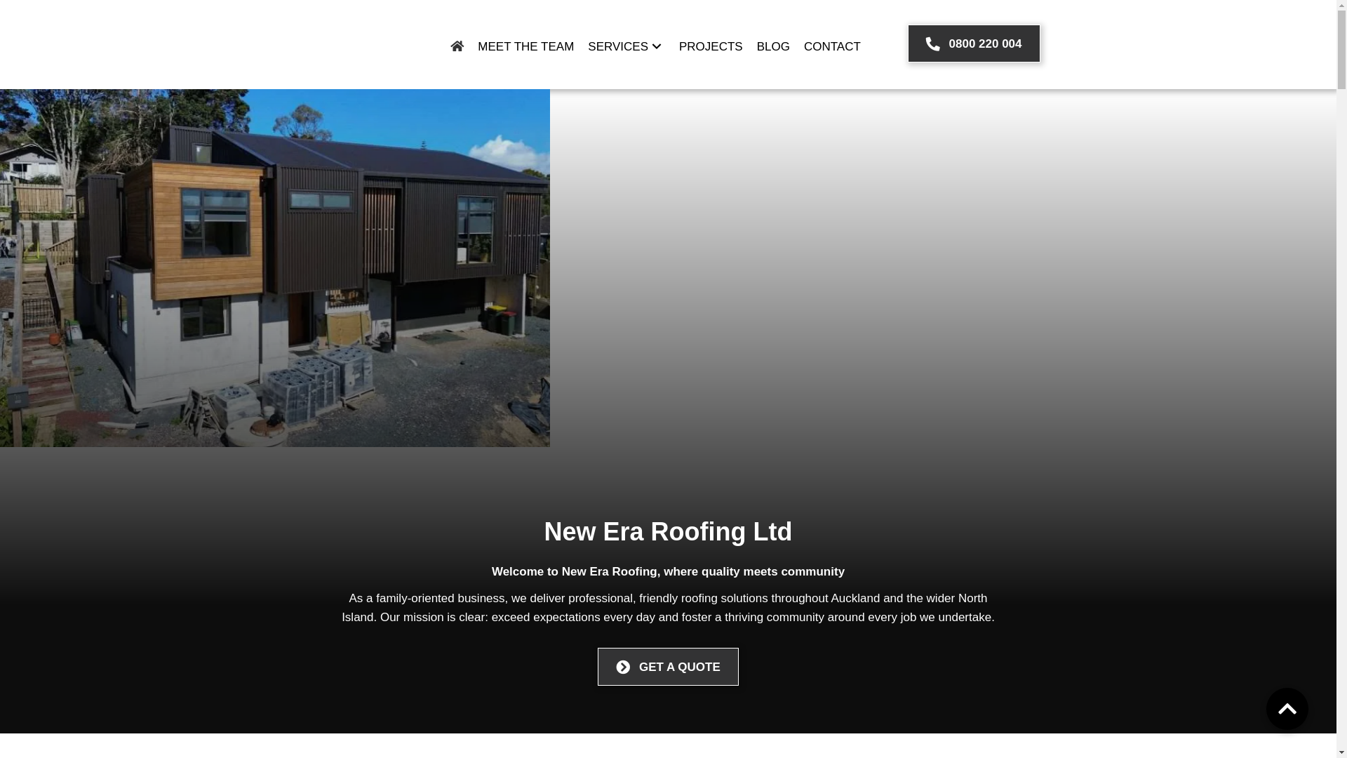 website screenshot of https://neweraroofing.nz/