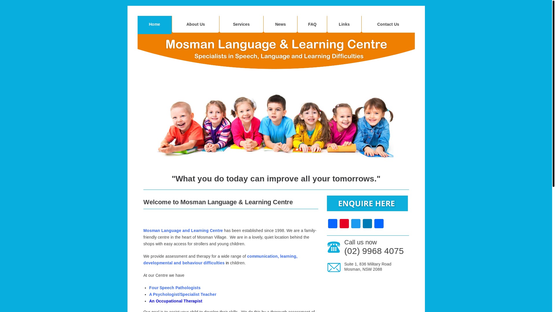 website screenshot of https://mosmanlanguagelearning.com.au/